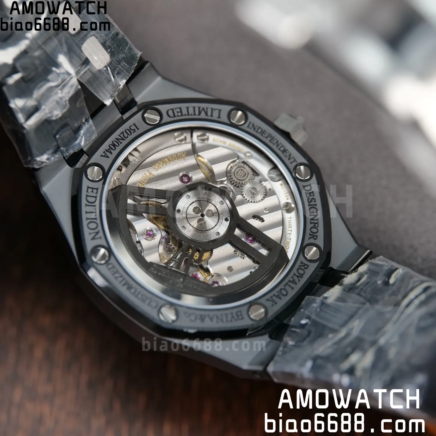 AP Royal Oak 41mm 15500 Black Ceramic ZF 1:1 Best Edition Black Dial on Ceramic Bracelet SA4302 Free Spring 109 0b2dbbdaccbdd57 AMO Watch