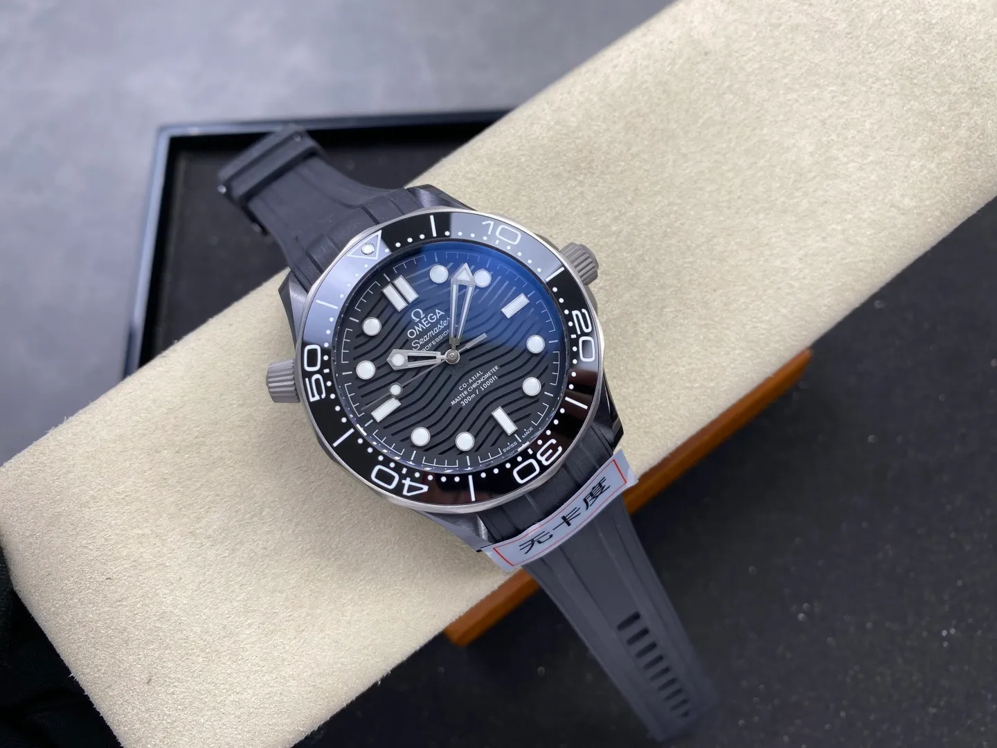 OMEGA Seamaster Diver 300M Black Ceramic Bezel ORF 1:1 Best Edition Black Dial On Black Rubber Strap OR8806 (Free Spring) 30 0c8ba5bd473eebf AMO Watch