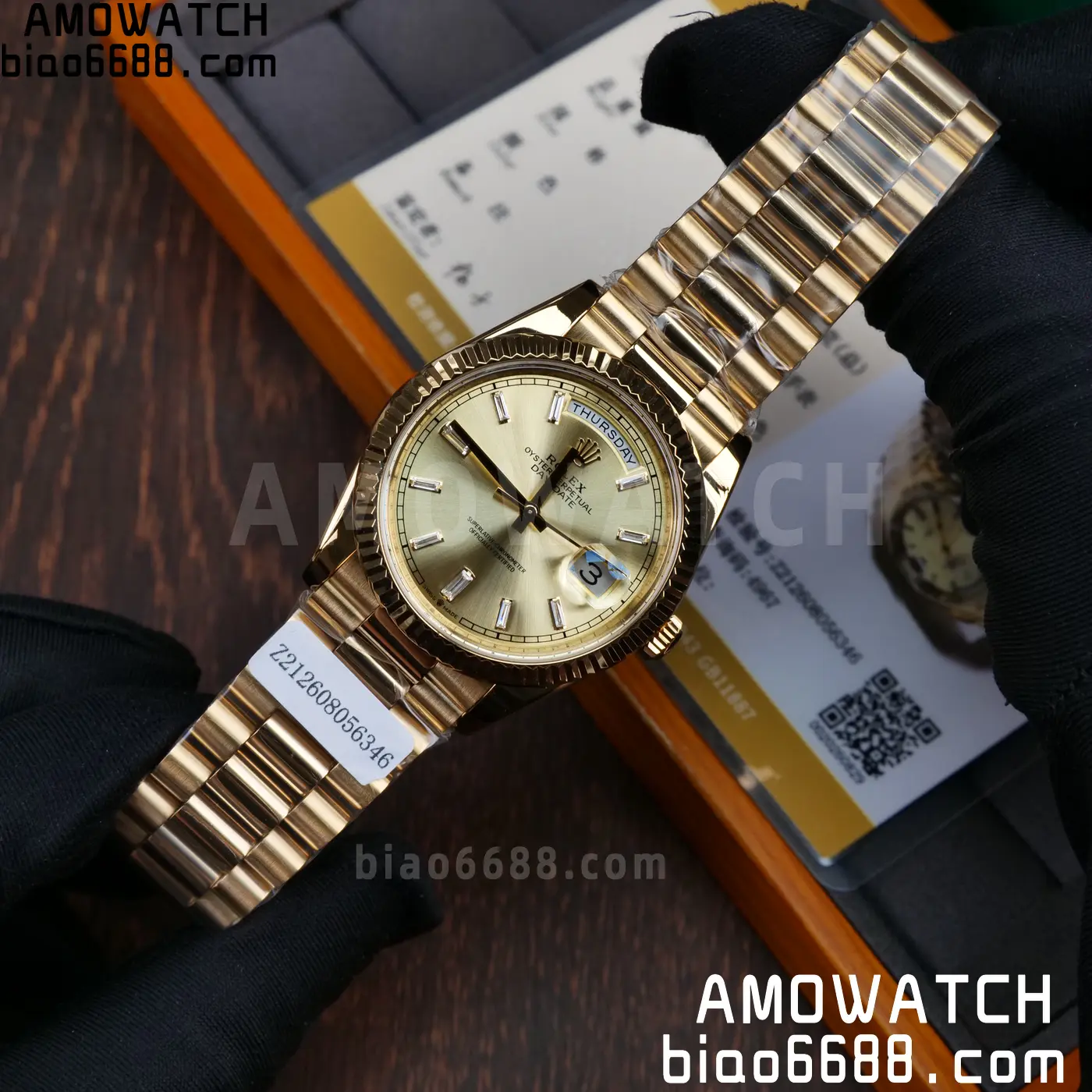Custom Made Rolex Day Date 40 YG CBDF 1:1 Best Edition (Weighted) 62 0cc87b7bef9b92d AMO Watch
