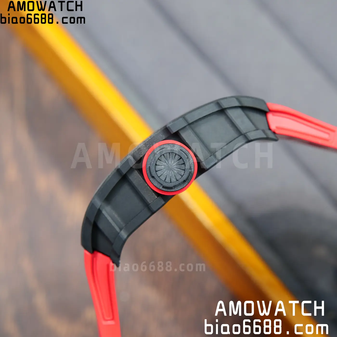 RICHARD MILLE RM035-02 NTPT UMI 1:1 Best Edition Skeleton Dial on Red Rubber Strap RMAL1 Super Clone Free Sprung 90 100d195d4be7281 AMO Watch