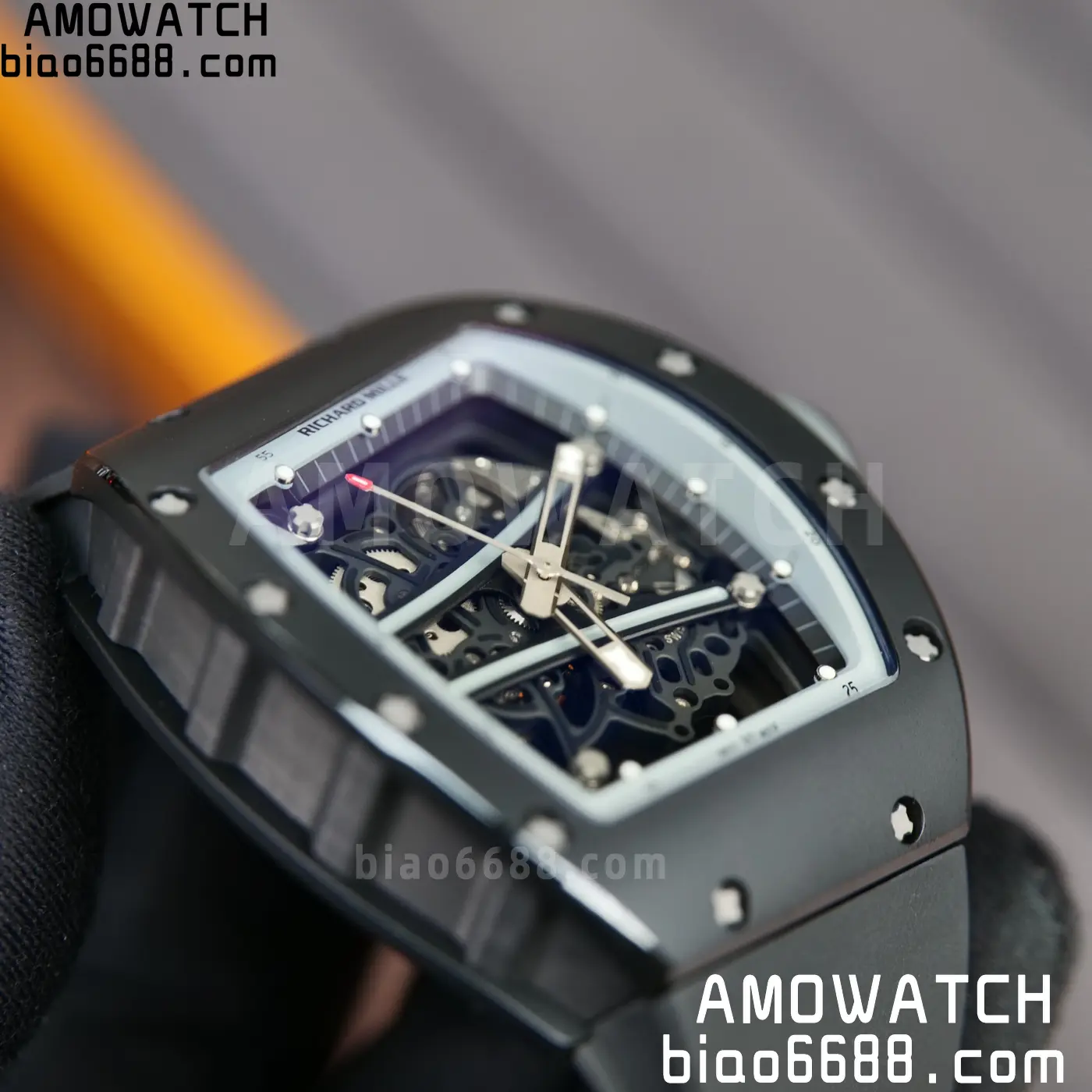 RICHARD MILLE RM61-01 RM6101 A9F 1:1 Best Edition Black Bezel on Black Rubber Strap RMUL3 Free Sprung 70 1065523418ac781 阿默表行AmoWatch