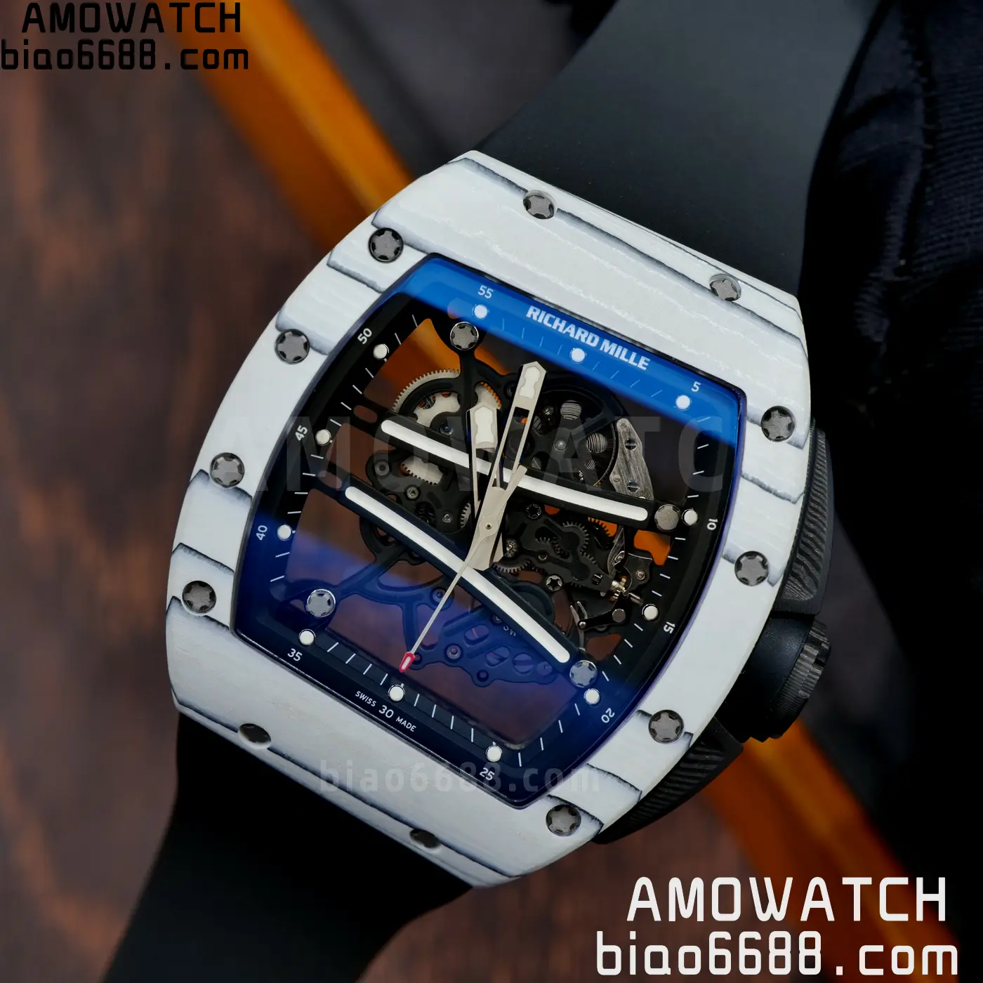 RICHARD MILLE RM61-01 RM6101 A9F 1:1 Best Edition Black Bezel Strap RMUL3 Free Sprung 93 10da3fb211439f0 阿默表行AmoWatch