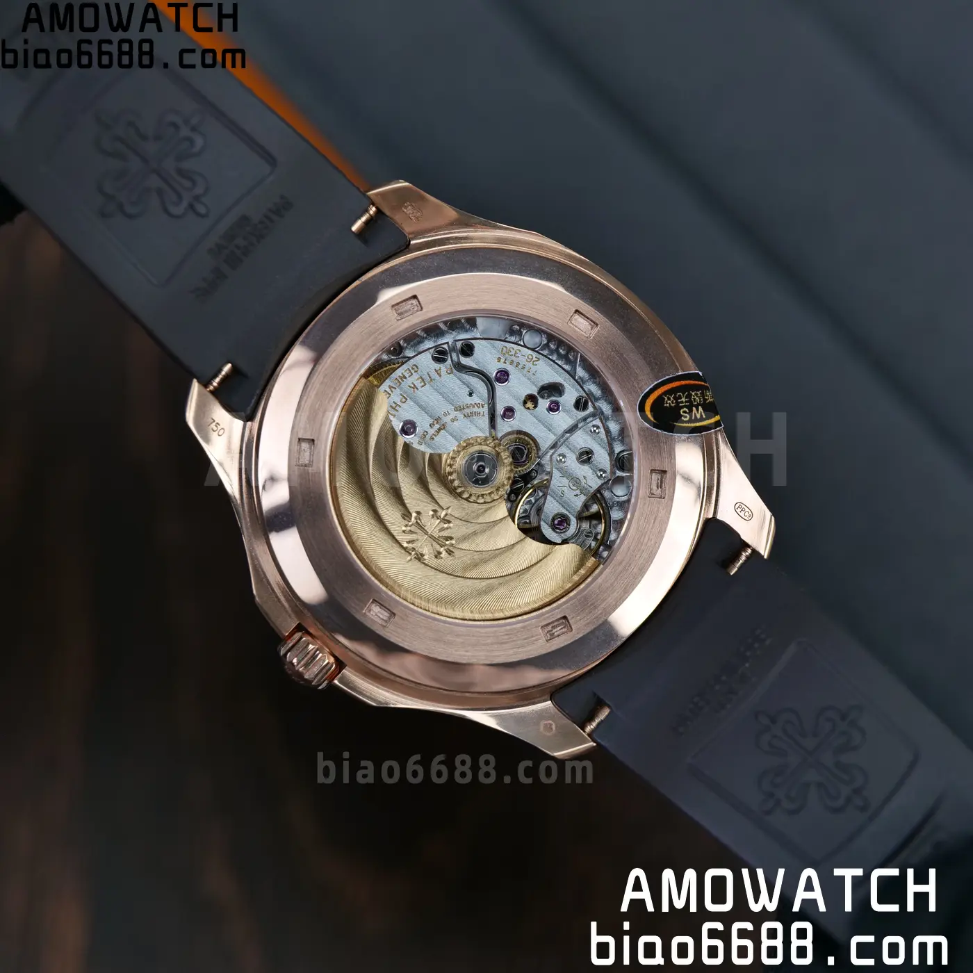 PP Aquanaut 5167R 40mm RG WSF 1:1 Best Edition Brown Dial On Brown Strap Super Clone DD330 Weighted 136g 106 13655a073cc3f2f AMO Watch