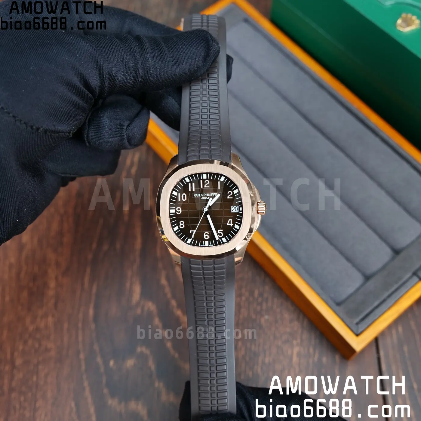 PP Aquanaut 5167R 40mm RG WSF 1:1 Best Edition Brown Dial On Brown Strap Super Clone DD330 Weighted 136g 82 13a190fcb8eb5c7 AMO Watch