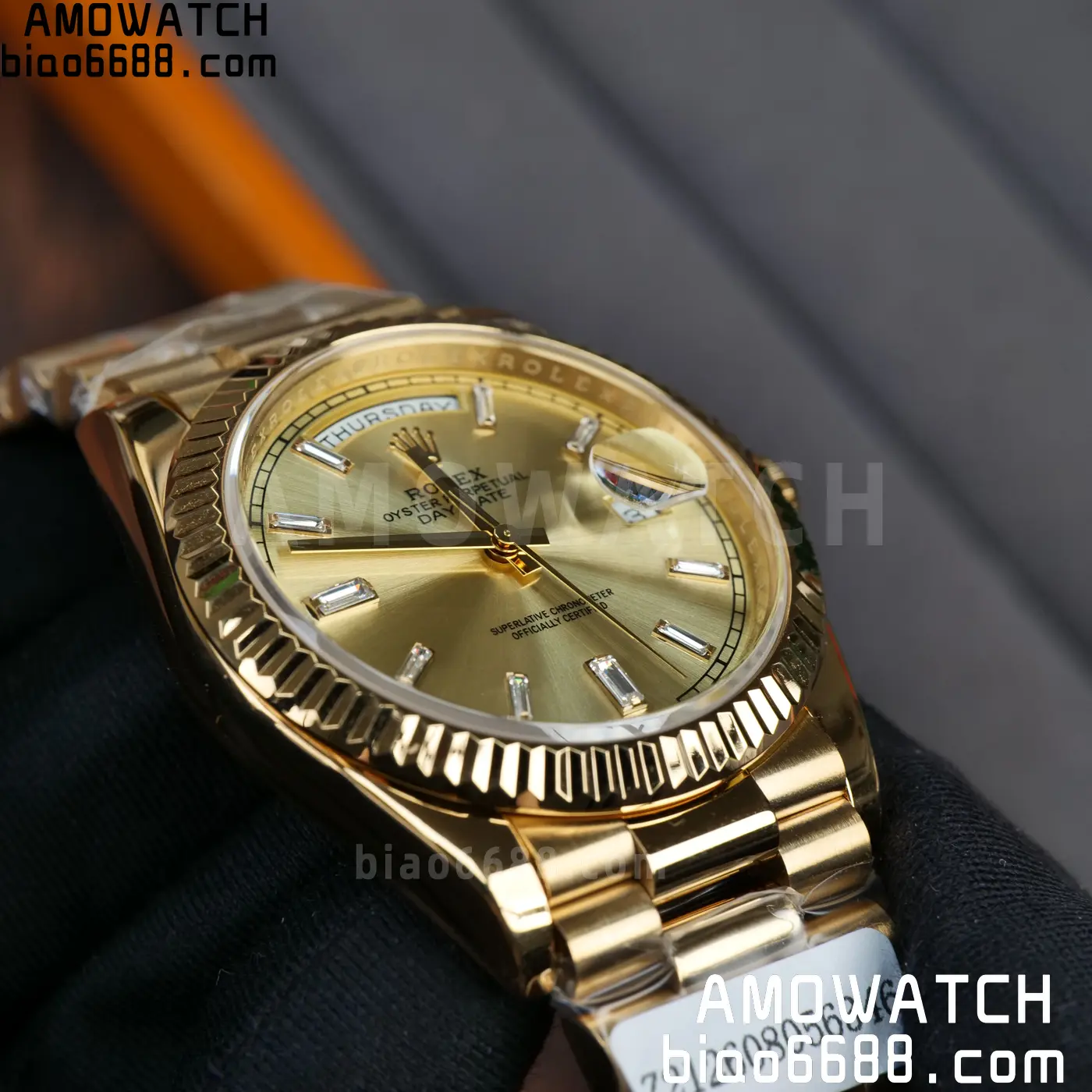 Custom Made Rolex Day Date 40 YG CBDF 1:1 Best Edition (Weighted) 76 151099d8306f523 AMO Watch