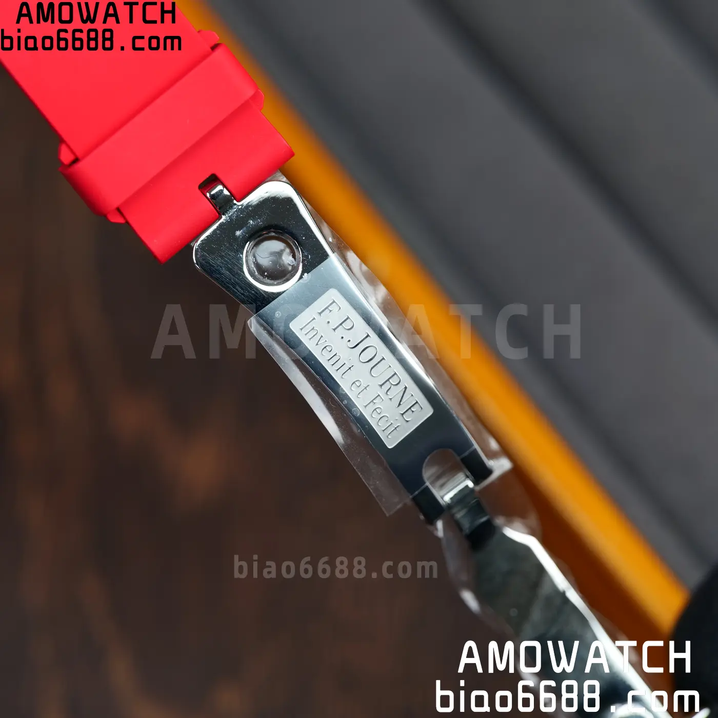 F.P.Journe Elegante PVD FPJF Best Edition Red Dial on Red Rubber Strap Quartz 86 152e6f60bd2642d 阿默表行AmoWatch