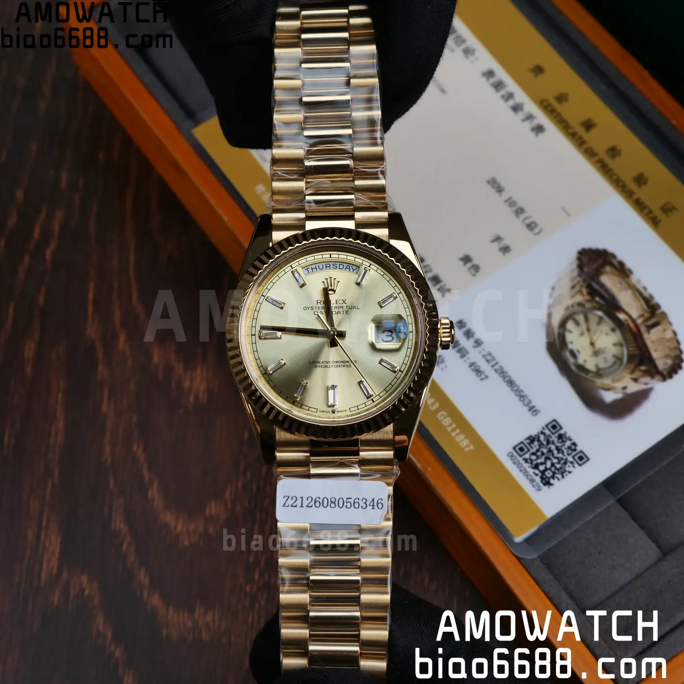 Custom Made Rolex Day Date 40 YG CBDF 1:1 Best Edition (Weighted) 65 156e35cef0cf00f AMO Watch