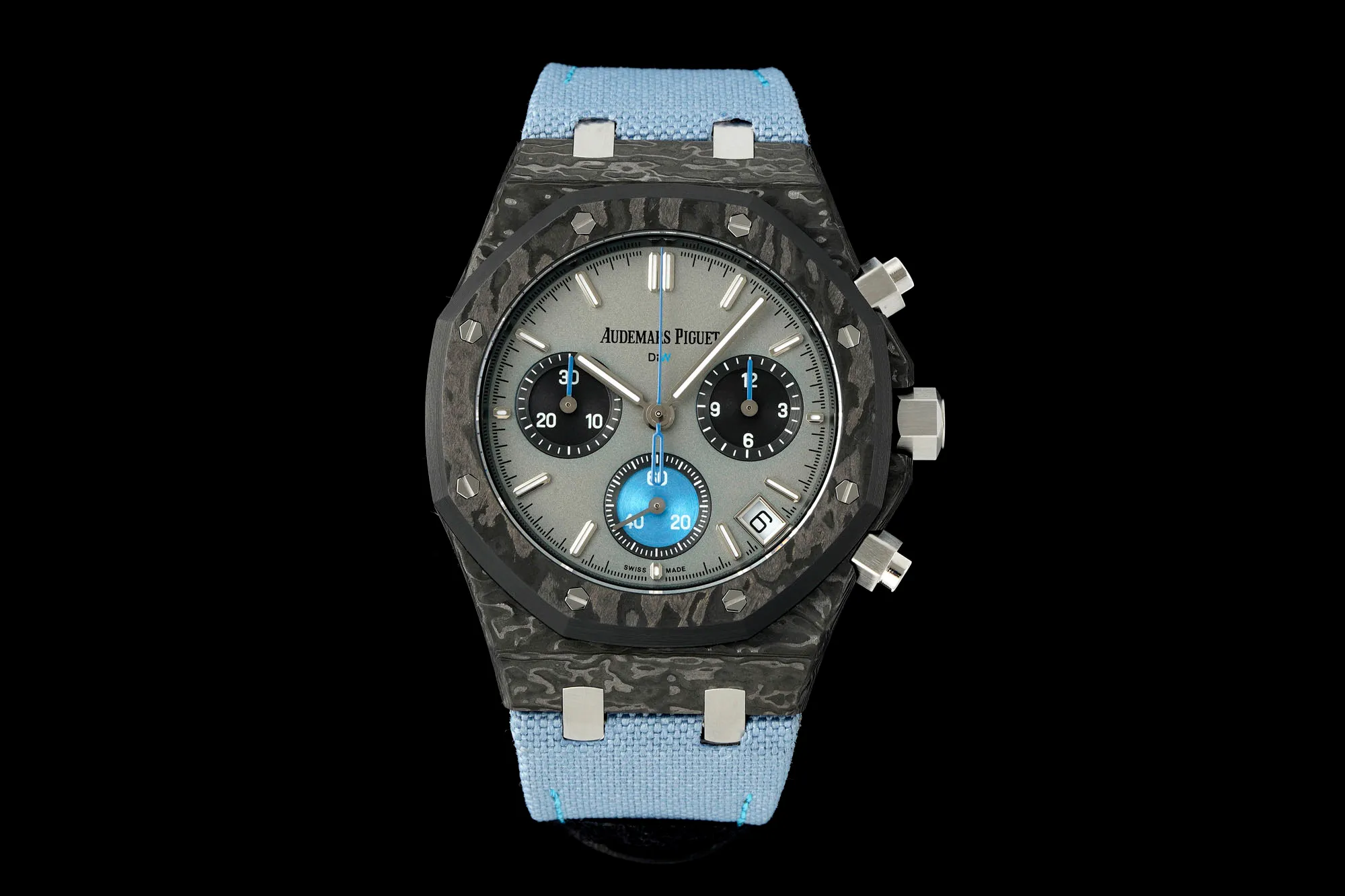 AP Royal Oak Chrono DIW 26240 41mm Quartz Fiber/NY Ash Grey Dial APF SH4401 19 16072740510c5d5 AMO Watch