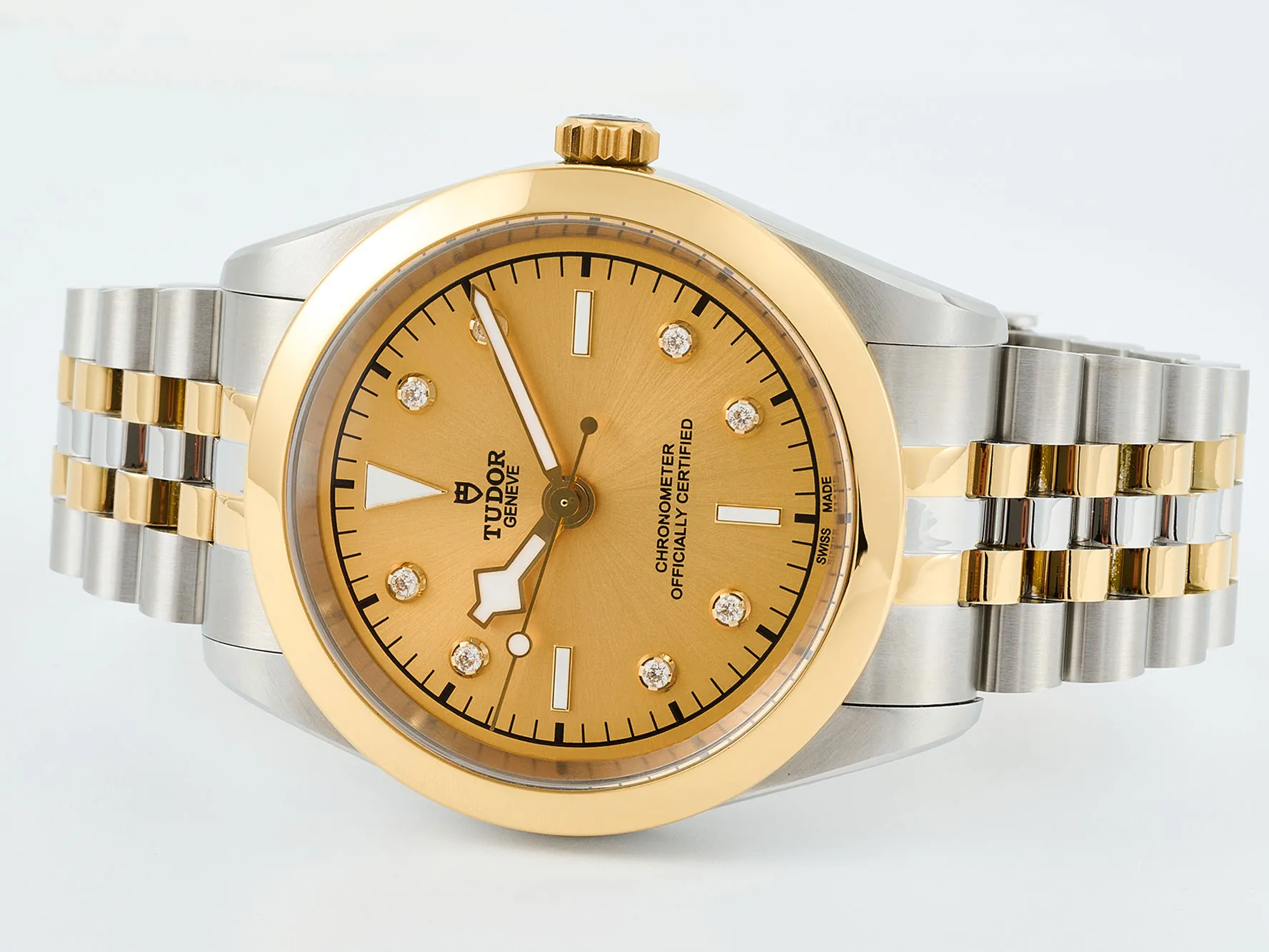 Tudor Black Bay One 41 SS/YG HTF 1:1 Best Edition YG Diamonds Dial on SS/YG Bracelet A26J 24 1a1cc2354a06707 AMO Watch