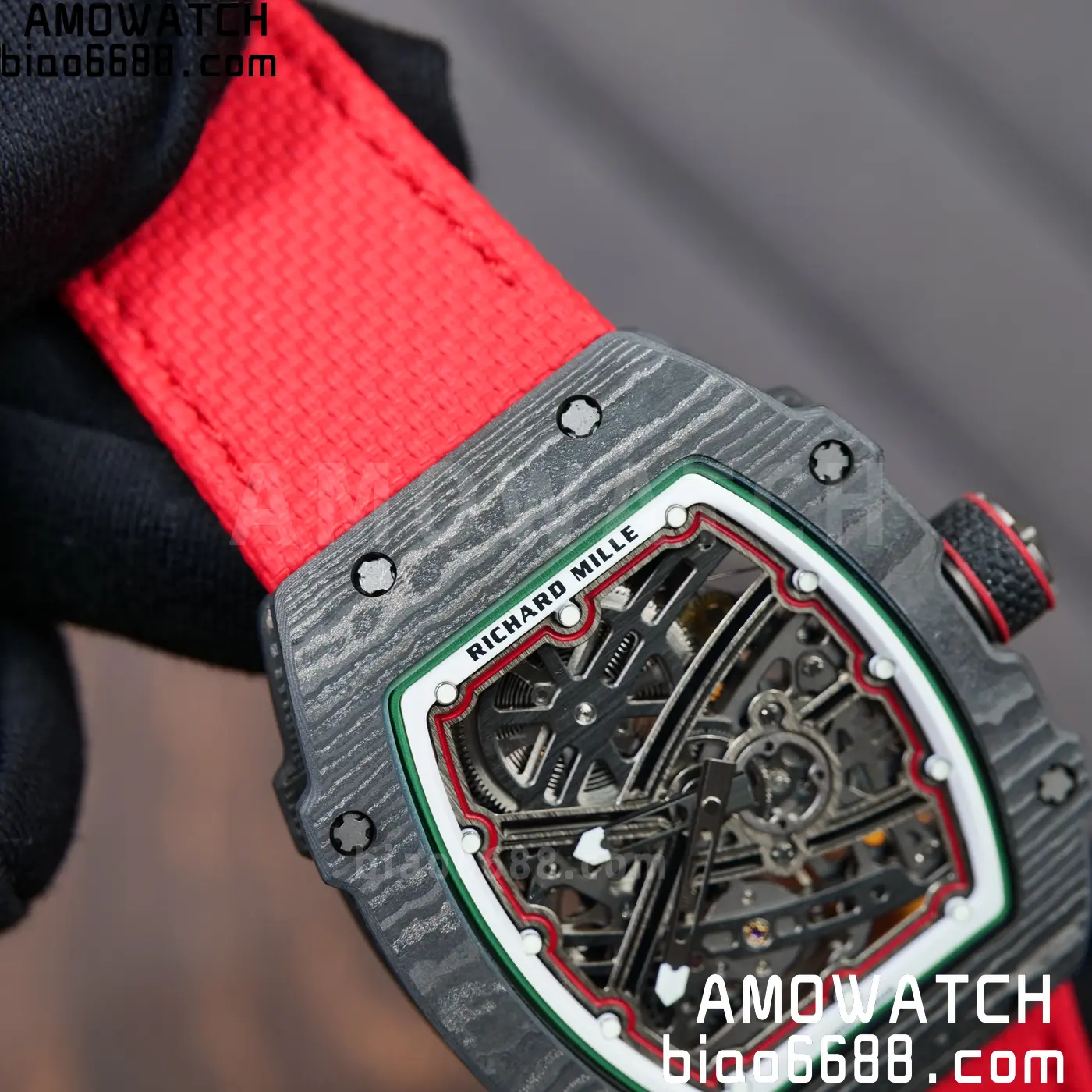 RICHARD MILLE RM67-02 Black NTPT RICH Factory 1:1 Italy Green/Red/White Skeleton Dial CRMA7 Super Clone 106 1cce11cb0e24efa 阿默表行AmoWatch