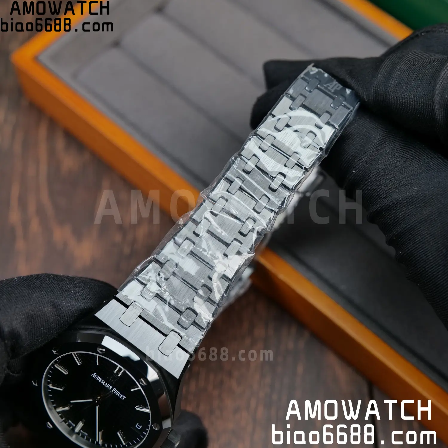 AP Royal Oak 41mm 15500 Black Ceramic ZF 1:1 Best Edition Black Dial on Ceramic Bracelet SA4302 Free Spring 86 1db38980e50e920 AMO Watch