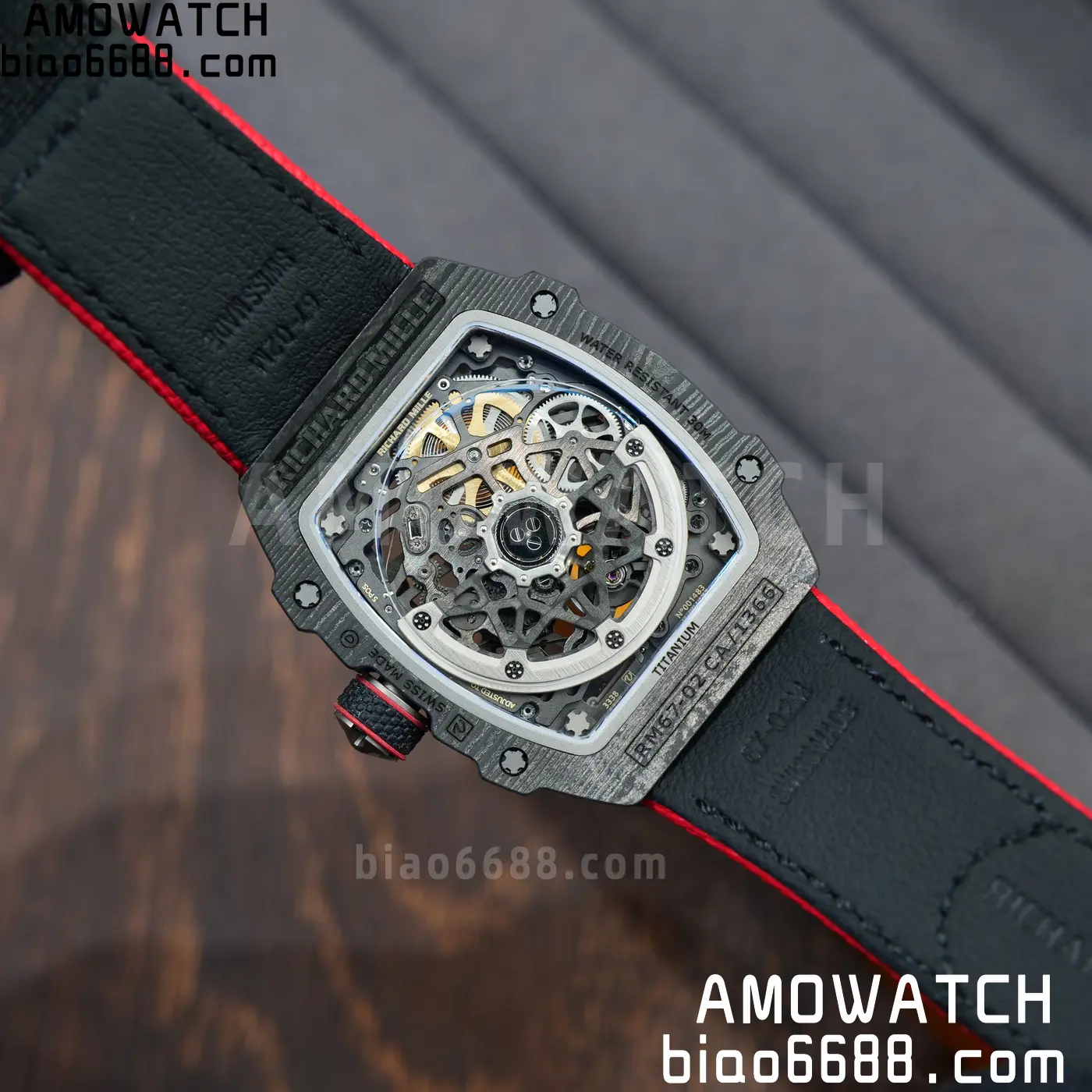 RICHARD MILLE RM67-02 Black NTPT RICH Factory 1:1 Italy Green/Red/White Skeleton Dial CRMA7 Super Clone 116 1e872e848e456fa 阿默表行AmoWatch