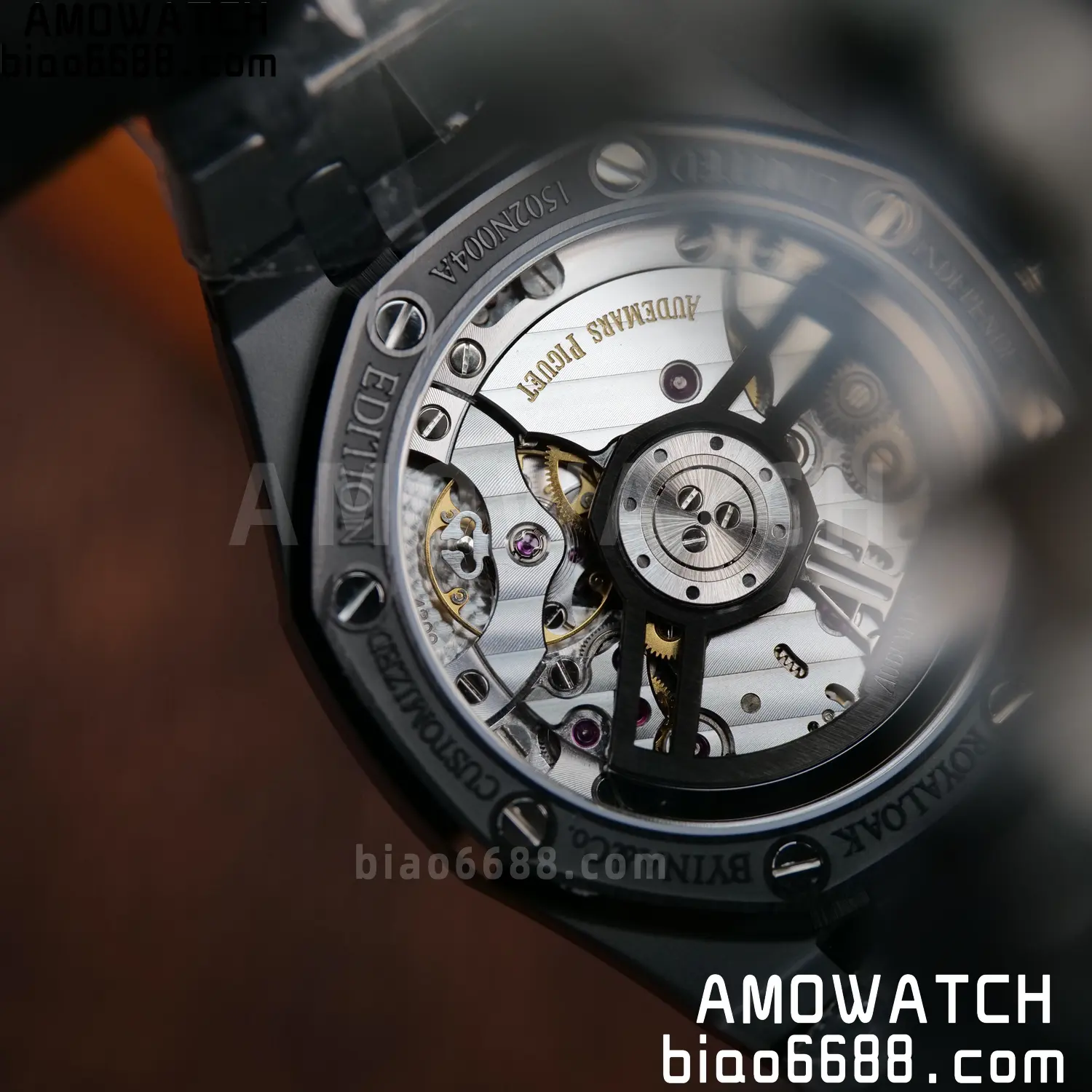 AP Royal Oak 41mm 15500 Black Ceramic ZF 1:1 Best Edition Black Dial on Ceramic Bracelet SA4302 Free Spring 113 21faf238193b1e4 AMO Watch