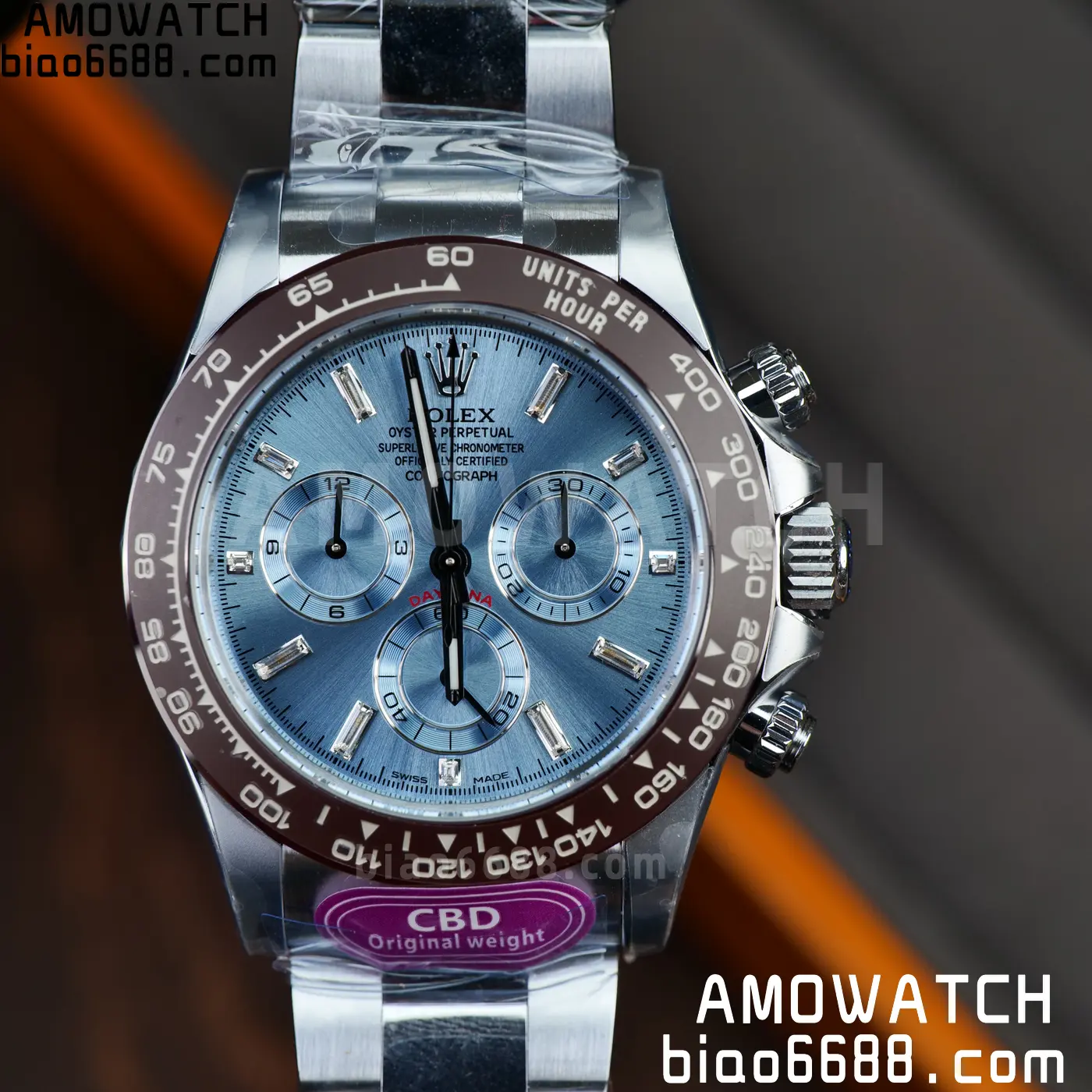 Rolex Daytona 116506 CBDF 1:1 Best Edition Ice Blue Crystal Dial on SS Bracelet 4130 210g 69 2443b1d649b731a AMO Watch