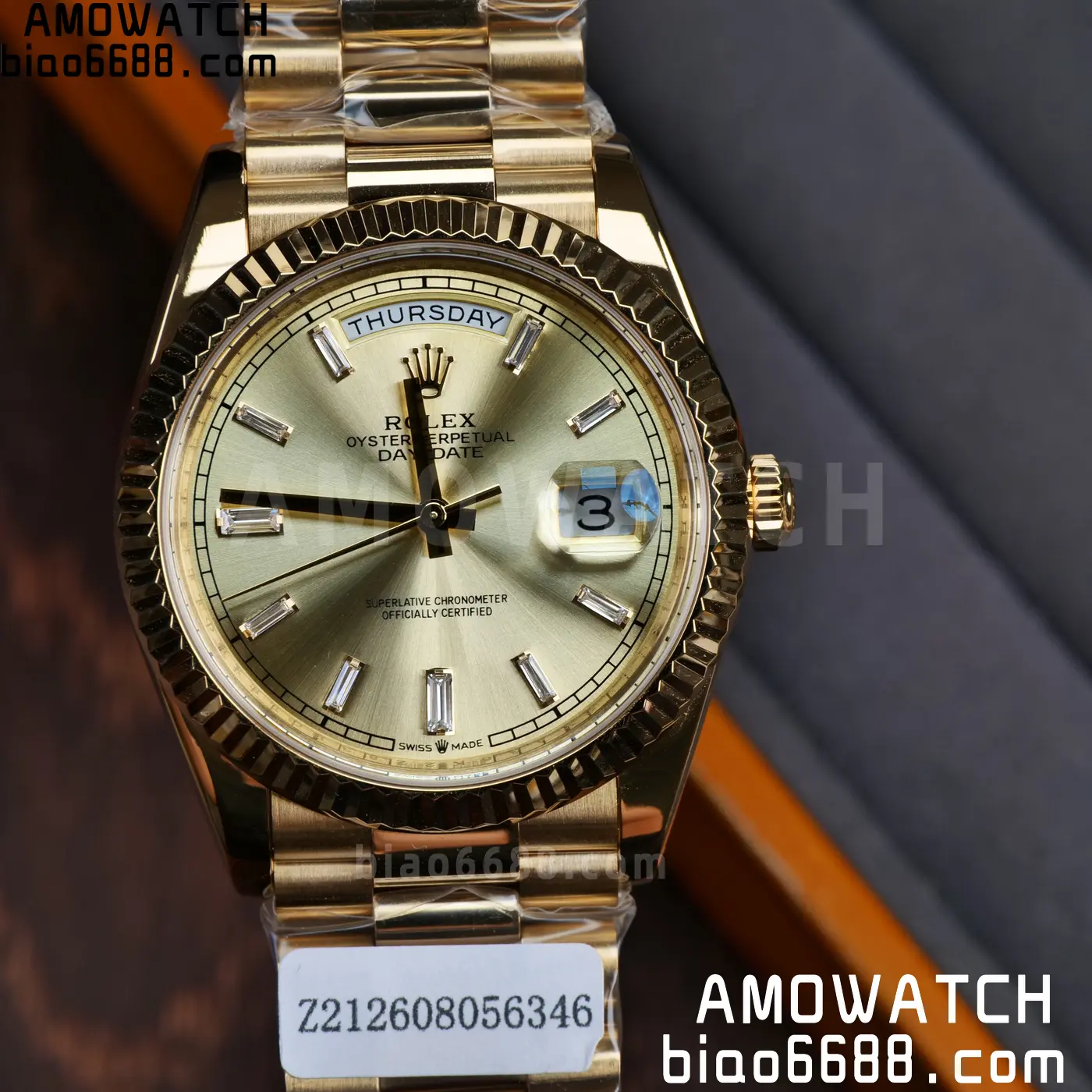 Custom Made Rolex Day Date 40 YG CBDF 1:1 Best Edition (Weighted) 66 2891fcaccf9bd70 AMO Watch