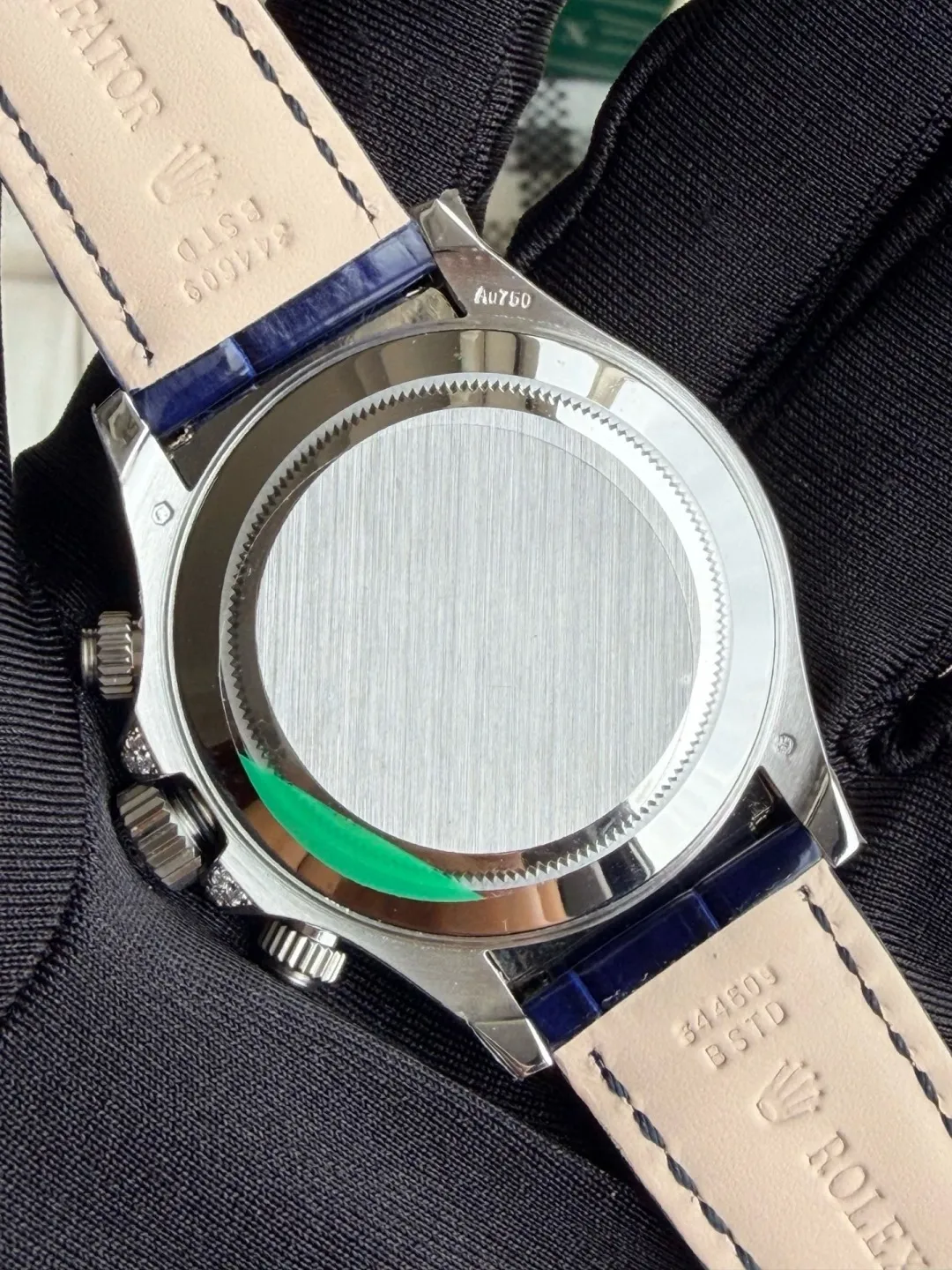 Rolex Daytona PPM Factory Best Edition Mossan Dial on Blue Strap 4130 29 2a92ba17a567d9b AMO Watch