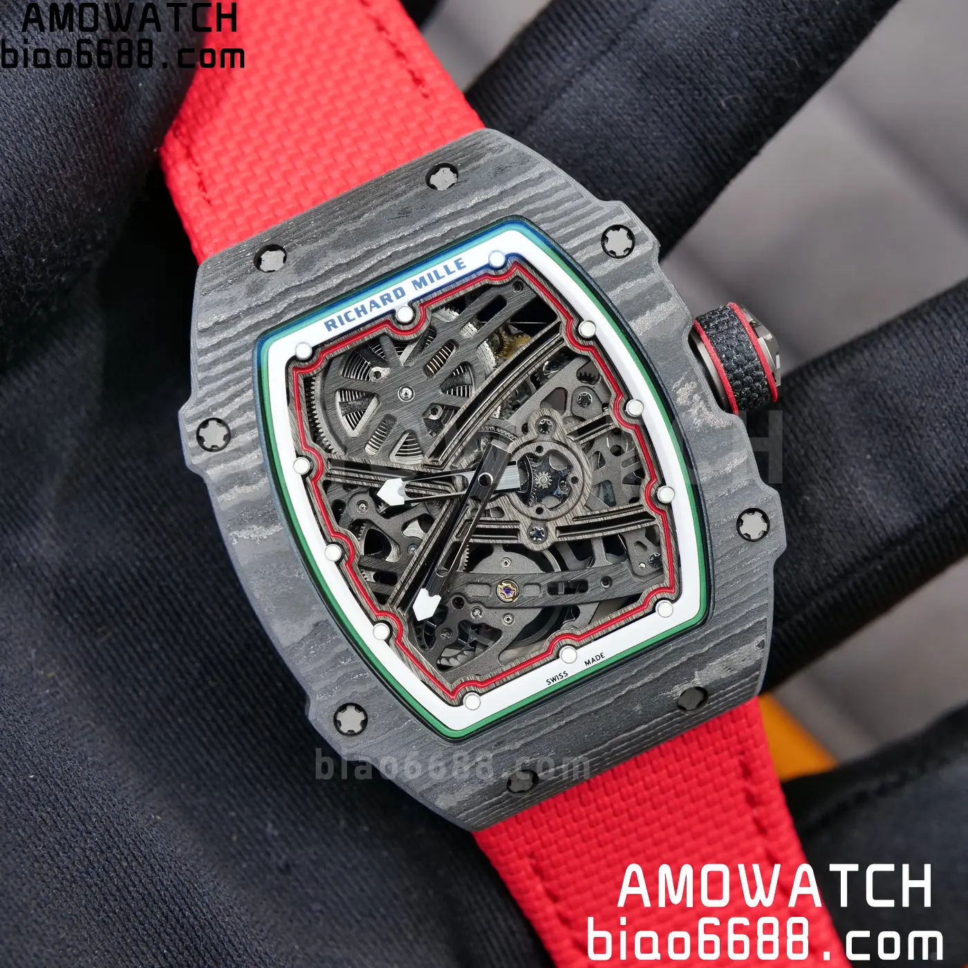 RICHARD MILLE RM67-02 Black NTPT RICH Factory 1:1 Italy Green/Red/White Skeleton Dial CRMA7 Super Clone 112 2d23e081c8dcd17 阿默表行AmoWatch