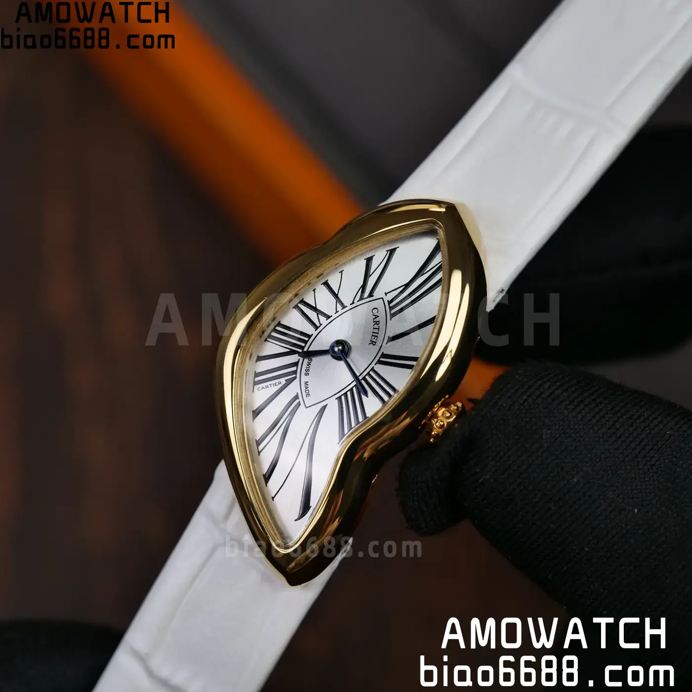 Cartier CRASH 23mm YG White dial Quartz 72 32a44dbbd58b000 阿默表行AmoWatch