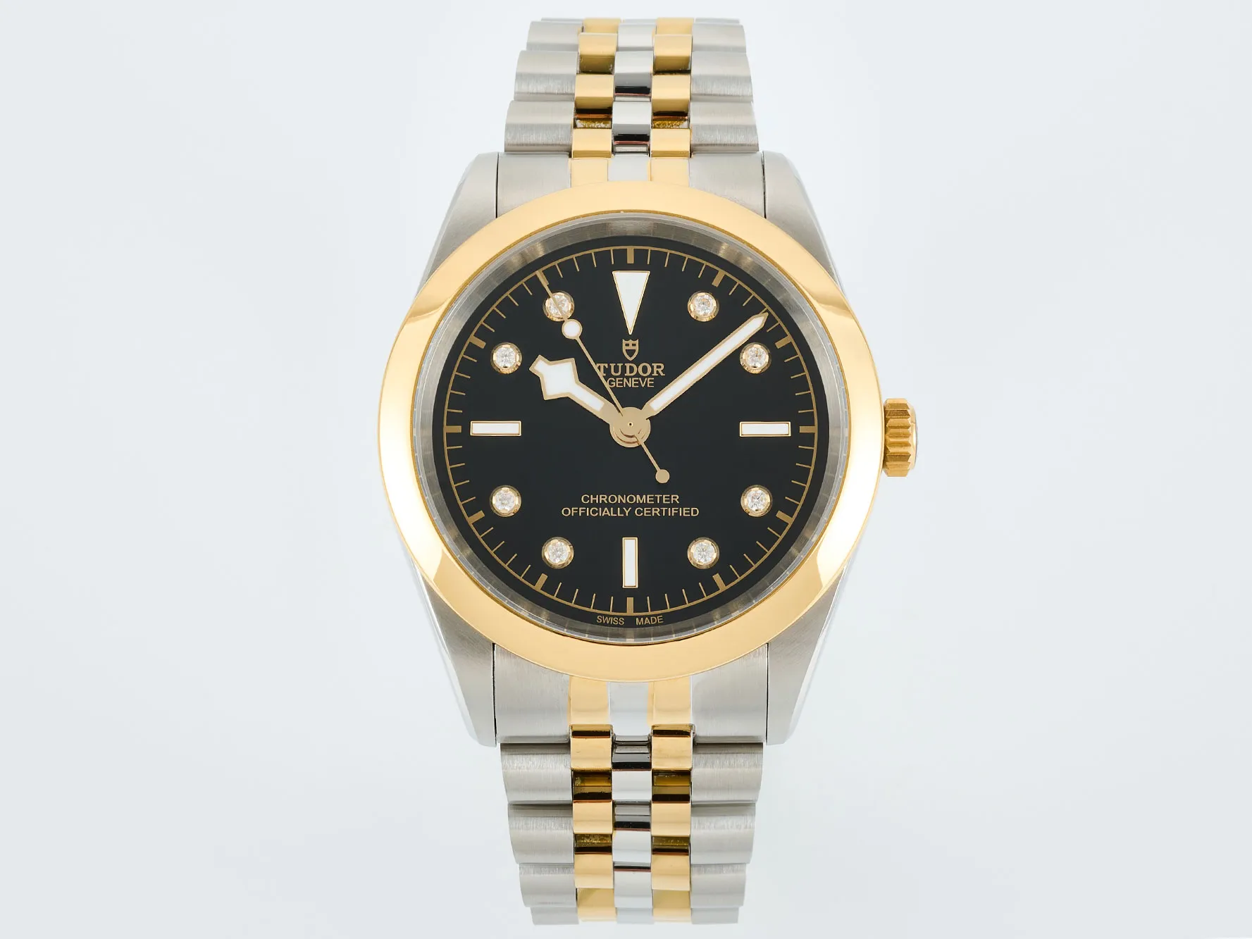 Tudor Black Bay One 41 SS/YG HTF 1:1 Best Edition Black Diamonds Dial on SS/YG Bracelet A26J 19 34725f08a1b30c4 AMO Watch