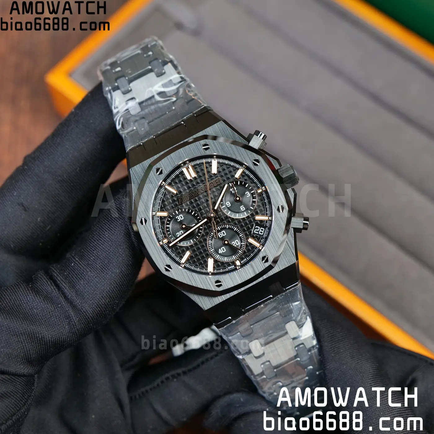 AP Royal Oak Chrono 26240 Black Ceramic ZF 1:1 Best Edition on Ceramic Bracelet SA4401 Super Clone V2 (Free Sprung) 65 3586c146da49e2f AMO Watch