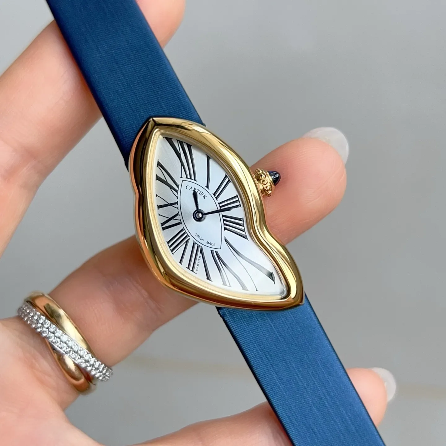 Cartier CRASH 23mm YG White dial Quartz 82 362586bfc62589a 阿默表行AmoWatch