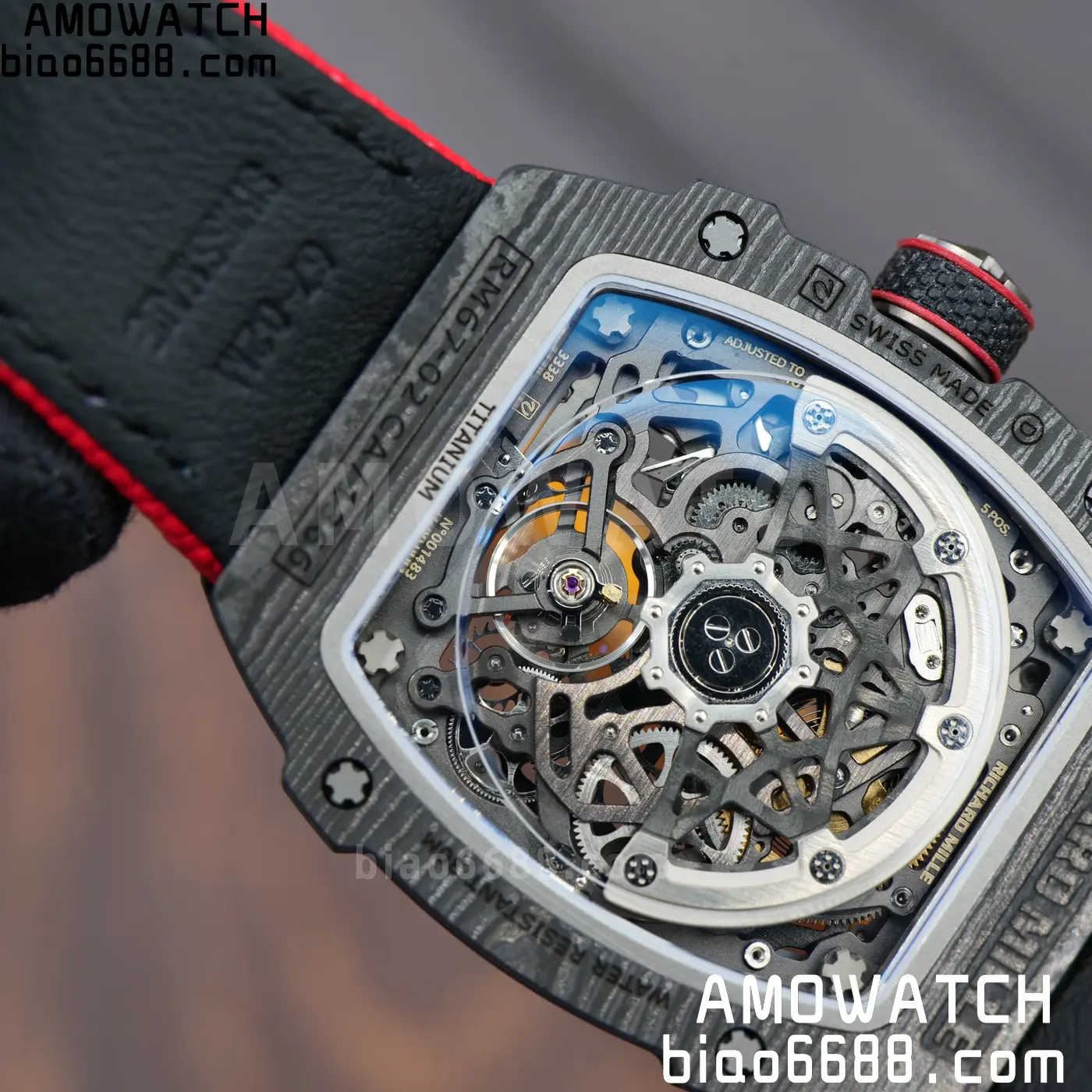 RICHARD MILLE RM67-02 Black NTPT RICH Factory 1:1 Italy Green/Red/White Skeleton Dial CRMA7 Super Clone 118 38cc36005d6044a 阿默表行AmoWatch