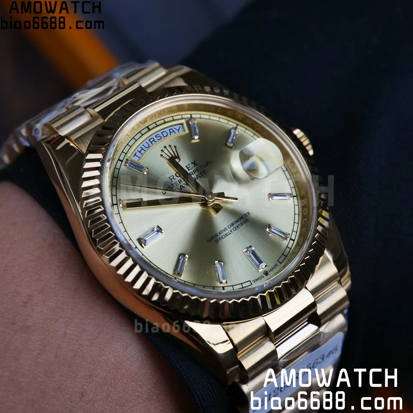 Custom Made Rolex Day Date 40 YG CBDF 1:1 Best Edition (Weighted) 85 3f9f93138c45358 AMO Watch