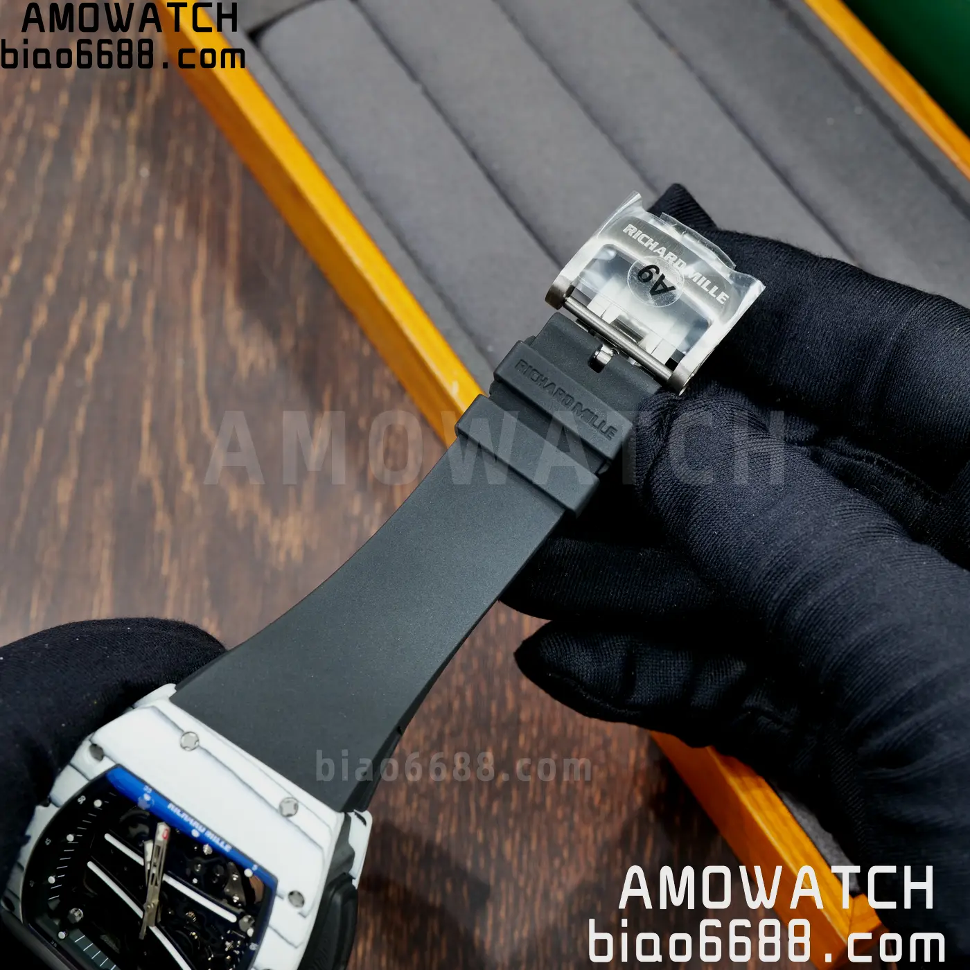 RICHARD MILLE RM61-01 RM6101 A9F 1:1 Best Edition Black Bezel Strap RMUL3 Free Sprung 76 43f27ec2c1008d0 阿默表行AmoWatch