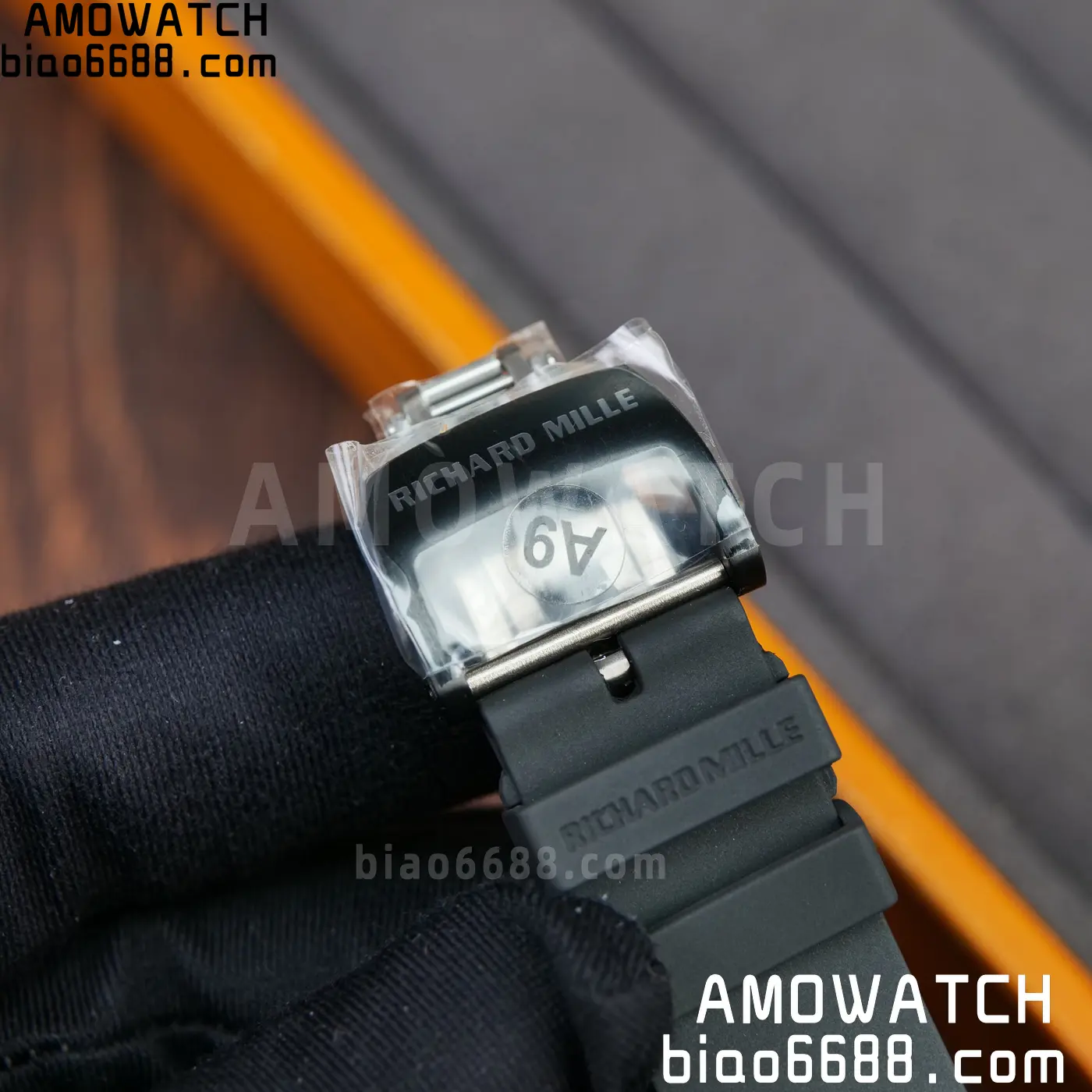 RICHARD MILLE RM61-01 RM6101 A9F 1:1 Best Edition Black Bezel Black Strap RMUL3 Free Sprung 111 452069067561980 AMO Watch