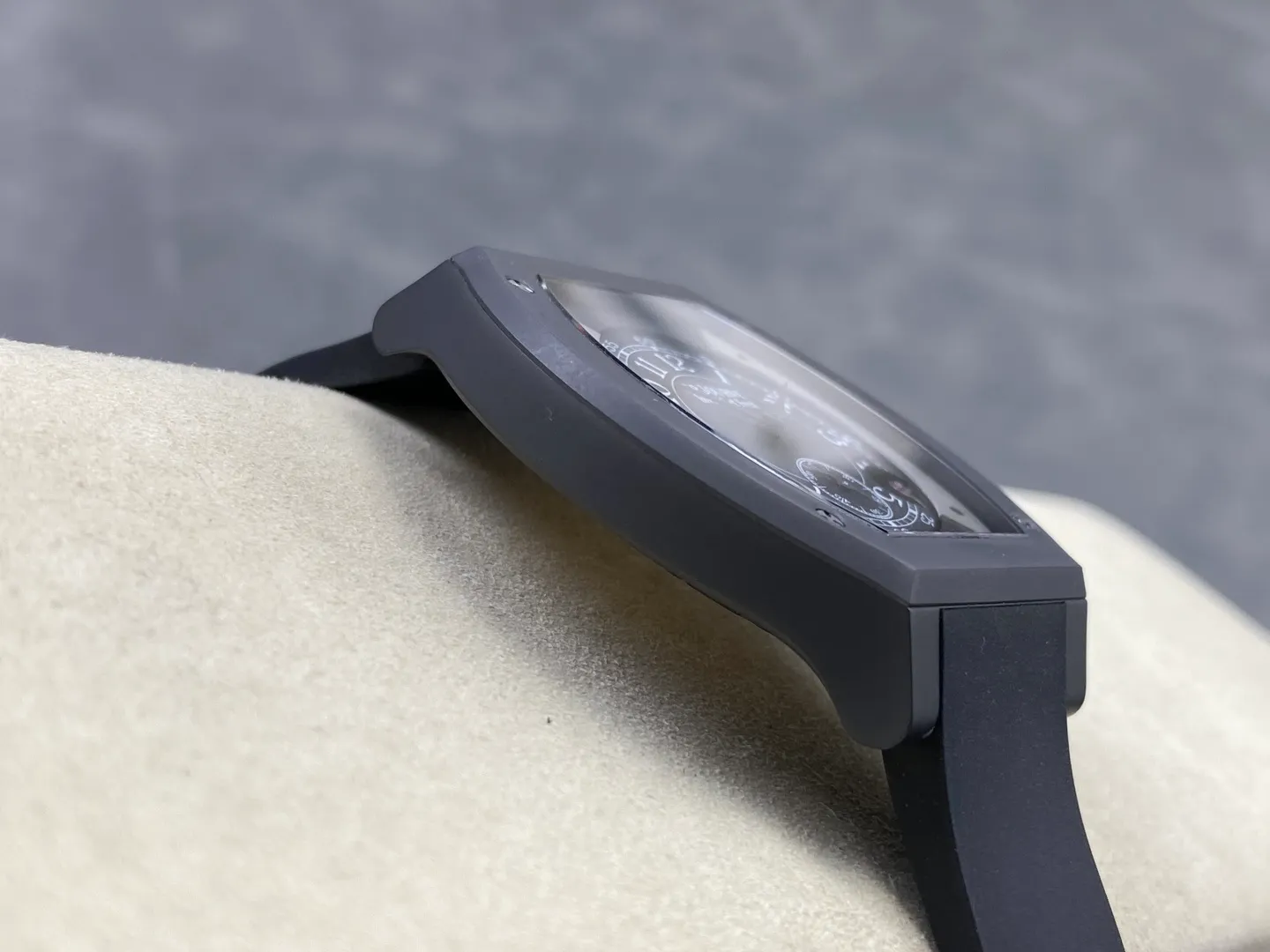 F.P.Journe Elegante PVD FPJF Best Edition Black Dial on Black Rubber Strap Quartz 45 474c9fc8a8fcf6e 阿默表行AmoWatch