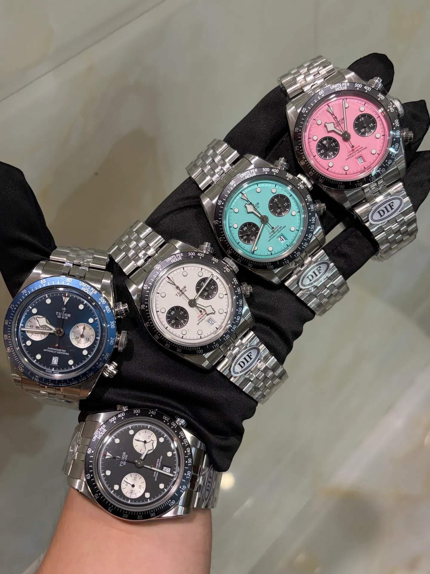 Tudor Black Bay Chrono SS DIF 1:1 Best Edition Tiffany Blue Dial on SS Bracelet DD7750 30 4c7ee2dabf34876 AMO Watch