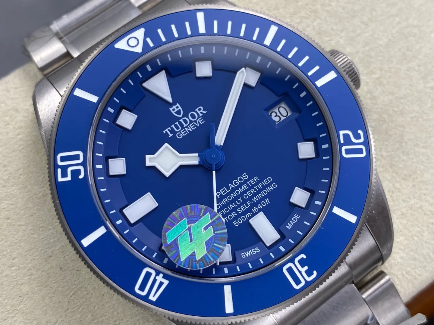 Tudor Blue Pelagos ZF 1:1 Best Edition on Titanium Bracelet 26 4ec79dedd828753 AMO Watch