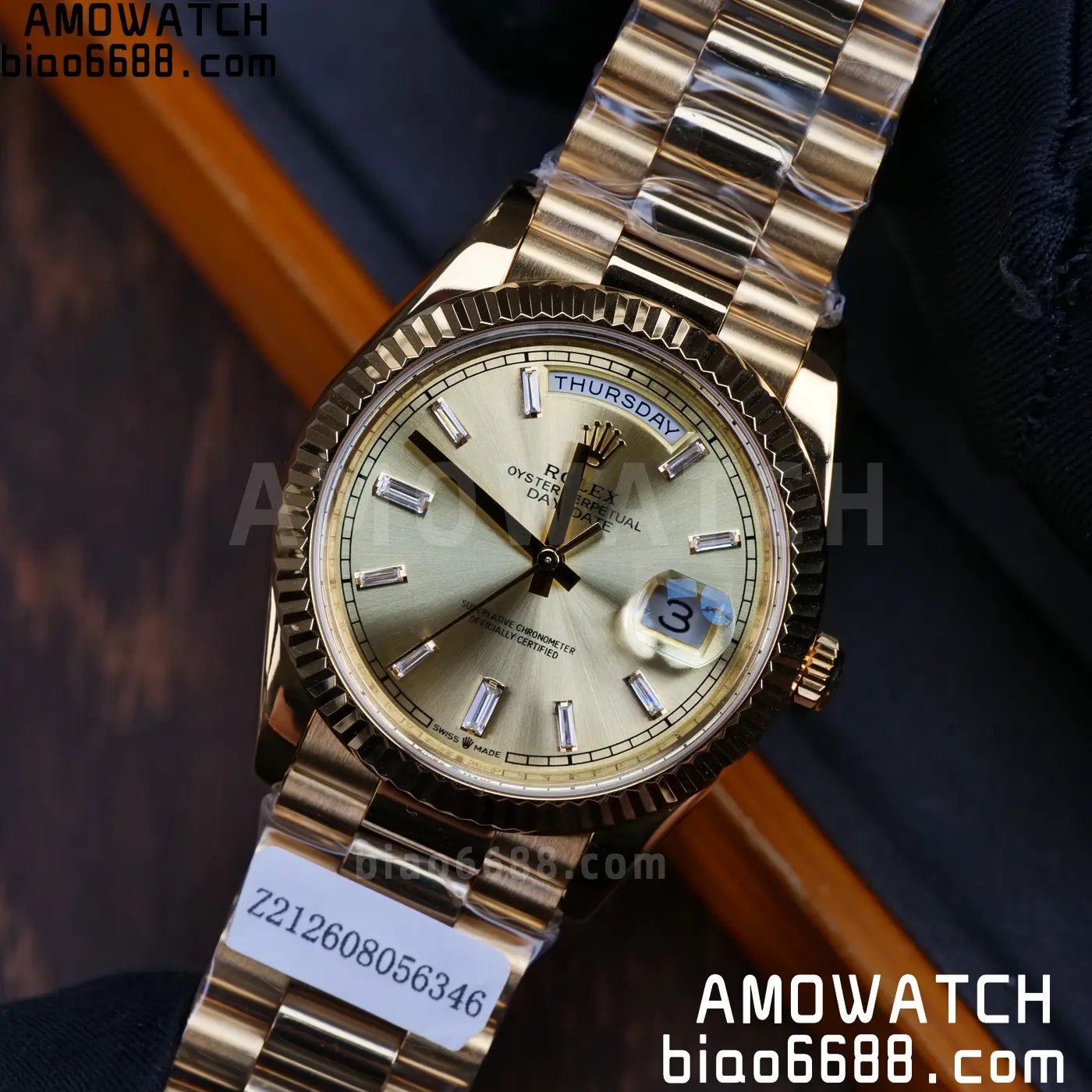 Custom Made Rolex Day Date 40 YG CBDF 1:1 Best Edition (Weighted) 78 533f50374fe73c8 AMO Watch