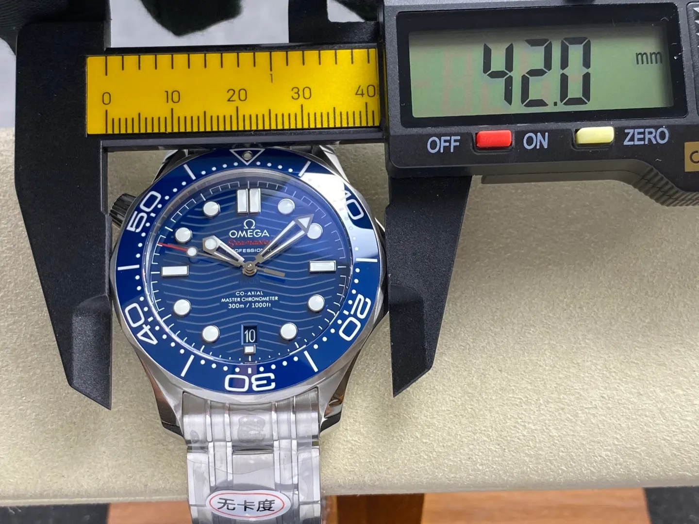 Seamaster Diver 300M SS ORF 1:1 Best Edition Blue Ceramic BlueDial on SS Bracelet (Free Spring) 38 566ed770b78f544 AMO Watch