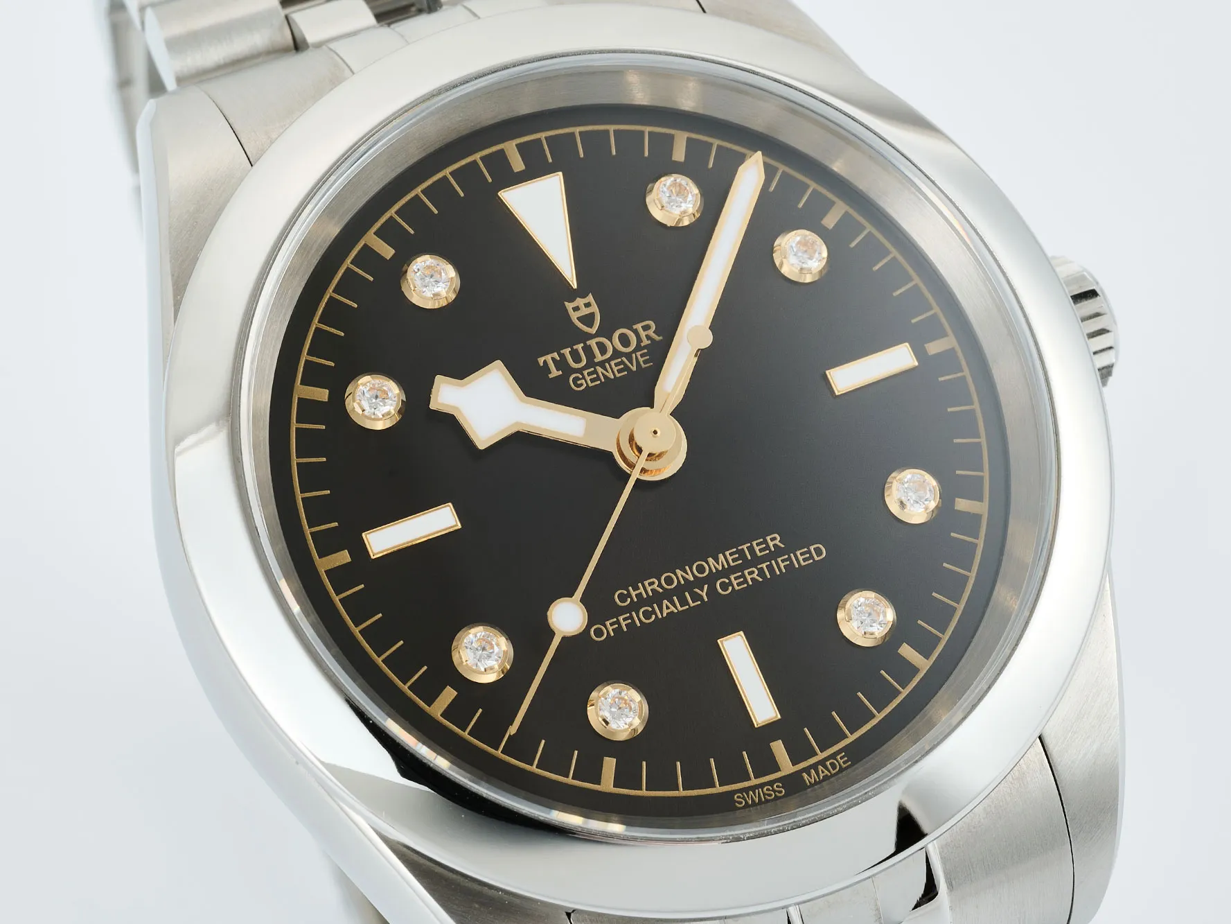 Tudor Black Bay One 41 SS HTF 1:1 Best Edition Black Diamonds Dial on SS Bracelet A26J 22 5878be55ce680a7 AMO Watch
