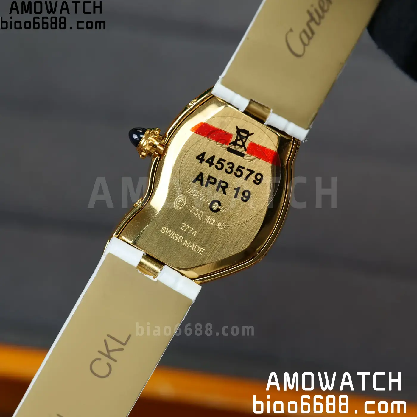 Cartier CRASH 23mm YG White dial Quartz 78 591dd9af8c9eb45 阿默表行AmoWatch