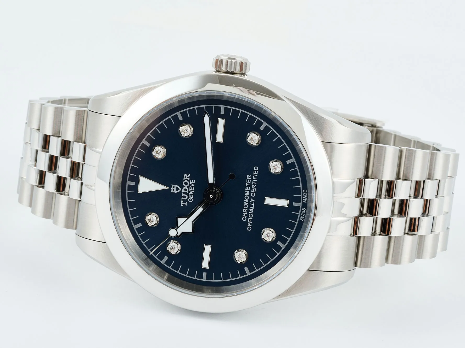 Tudor Black Bay One 41 SS HTF 1:1 Best Edition Blue Diamonds Dial on SS Bracelet A26J 24 5e3cbcd3e8d4a60 AMO Watch