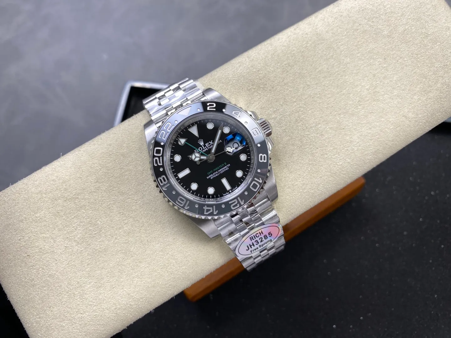 Rolex GMT-Master II 126710 BLNR 904L Steel RICH Bruce Wayne 1:1 Best Edition on Jubilee Bracelet JH3285 (Free Sprung) V2 45 60582d3df57f155 阿默表行AmoWatch