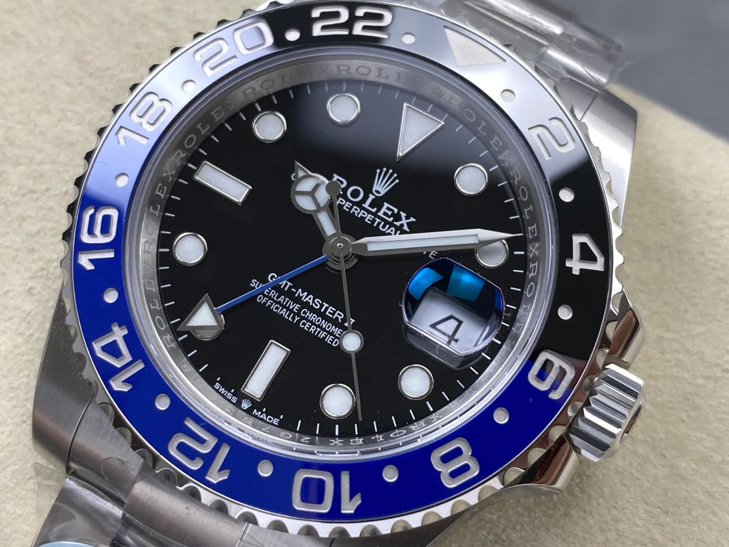 Rolex GMT-Master II 126710 BLNR 904L Steel RICH Batgirl 1:1 Best Edition on Oyster Bracelet JH3285 (Free Sprung) V2 28 60830e456c39b48 阿默表行AmoWatch