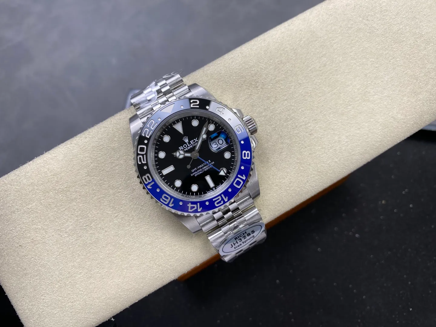 Rolex GMT-Master II 126710 BLNR 904L Steel RICH Batgirl 1:1 Best Edition on Jubilee Bracelet JH3285 (Free Sprung) V2 29 613b9effc81e025 阿默表行AmoWatch