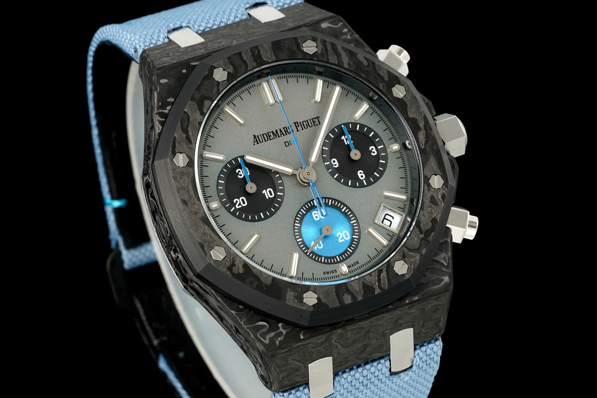 AP Royal Oak Chrono DIW 26240 41mm Quartz Fiber/NY Ash Grey Dial APF SH4401 20 63f867bfb888477 AMO Watch