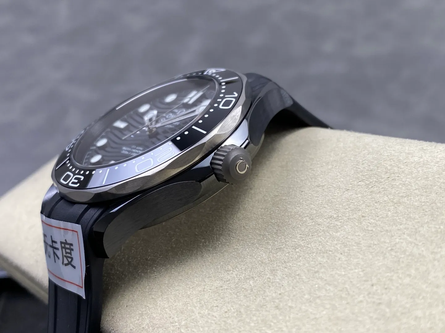 OMEGA Seamaster Diver 300M Black Ceramic Bezel ORF 1:1 Best Edition Black Dial On Black Rubber Strap OR8806 (Free Spring) 33 663a5e6e0b03bab AMO Watch