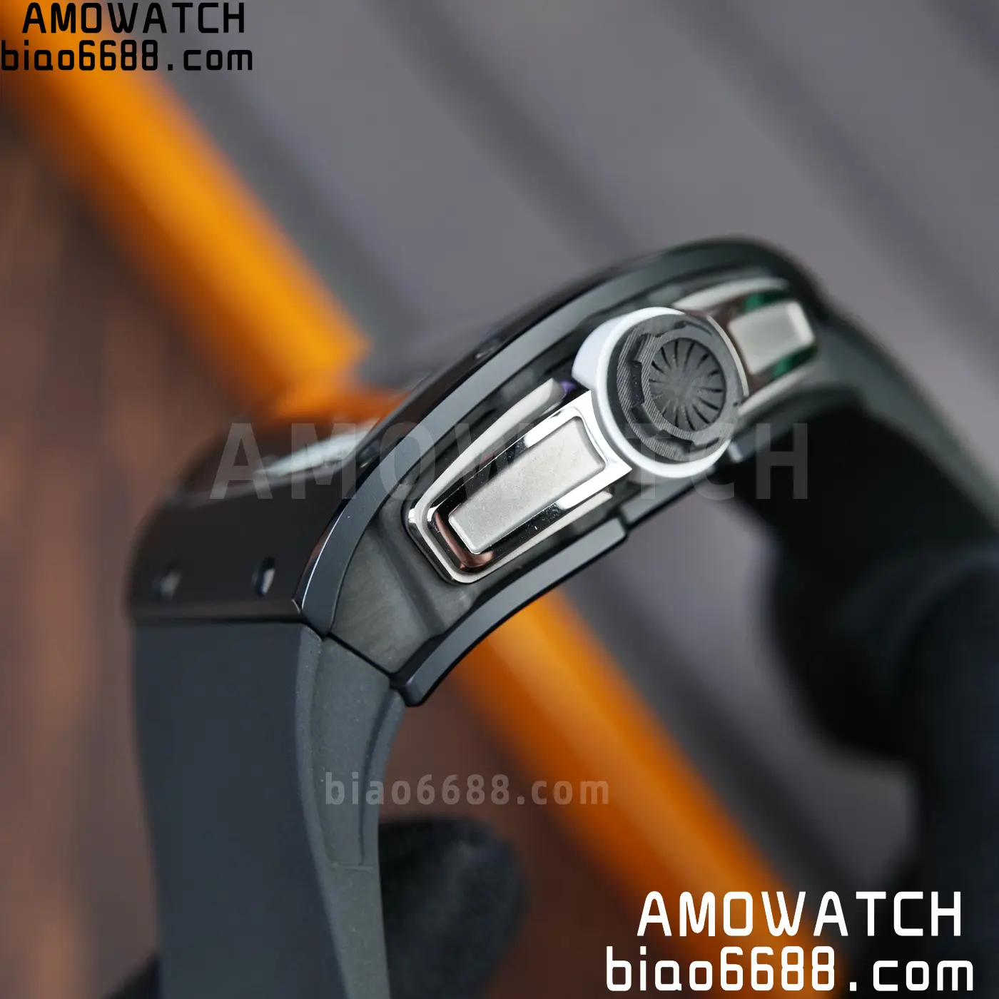 RICHARD MILLE RM61-01 RM6101 A9F 1:1 Best Edition Black Bezel White Strap RMUL3 Free Sprung 106 6860939814d9e5d 阿默表行AmoWatch