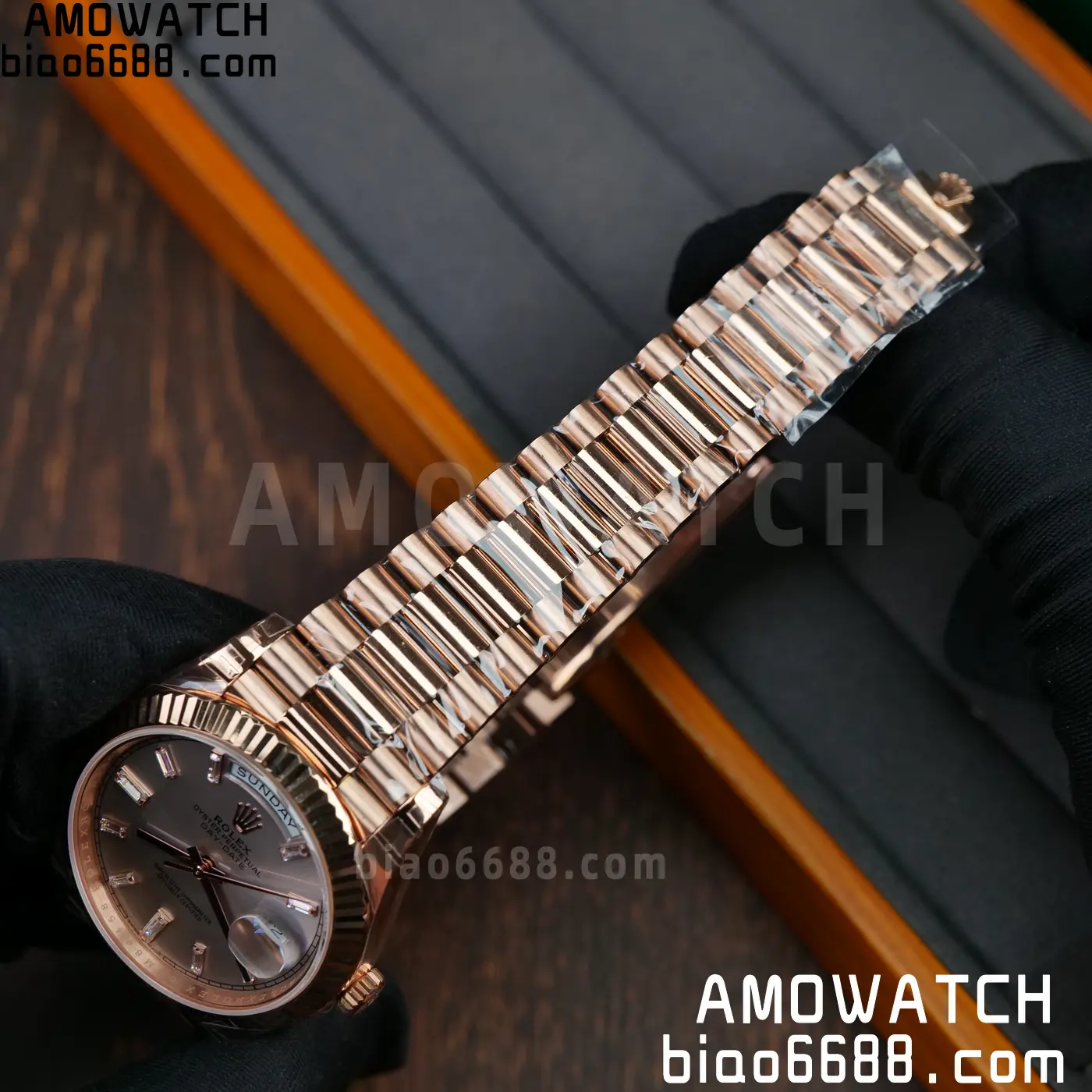 Rolex Day Date 40 RG 228236 RCF 1:1 Best Edition RG Dial on President Bracelet VR3255 (211g) 62 6cf6076b9ee82a4 AMO Watch