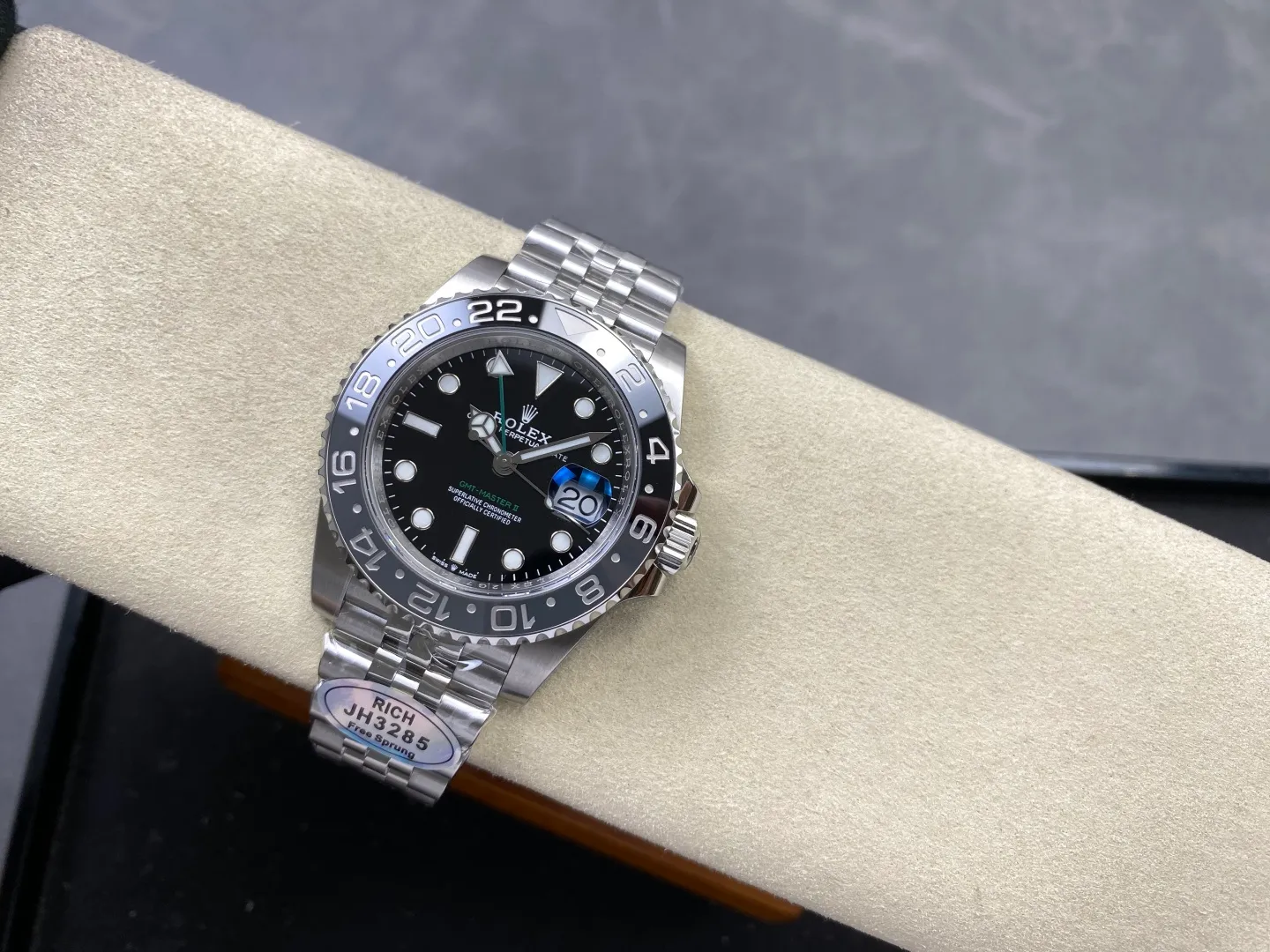 Rolex GMT-Master II 126710 BLNR 904L Steel RICH Bruce Wayne 1:1 Best Edition on Jubilee Bracelet JH3285 (Free Sprung) V2 46 6d601ff938d981e 阿默表行AmoWatch