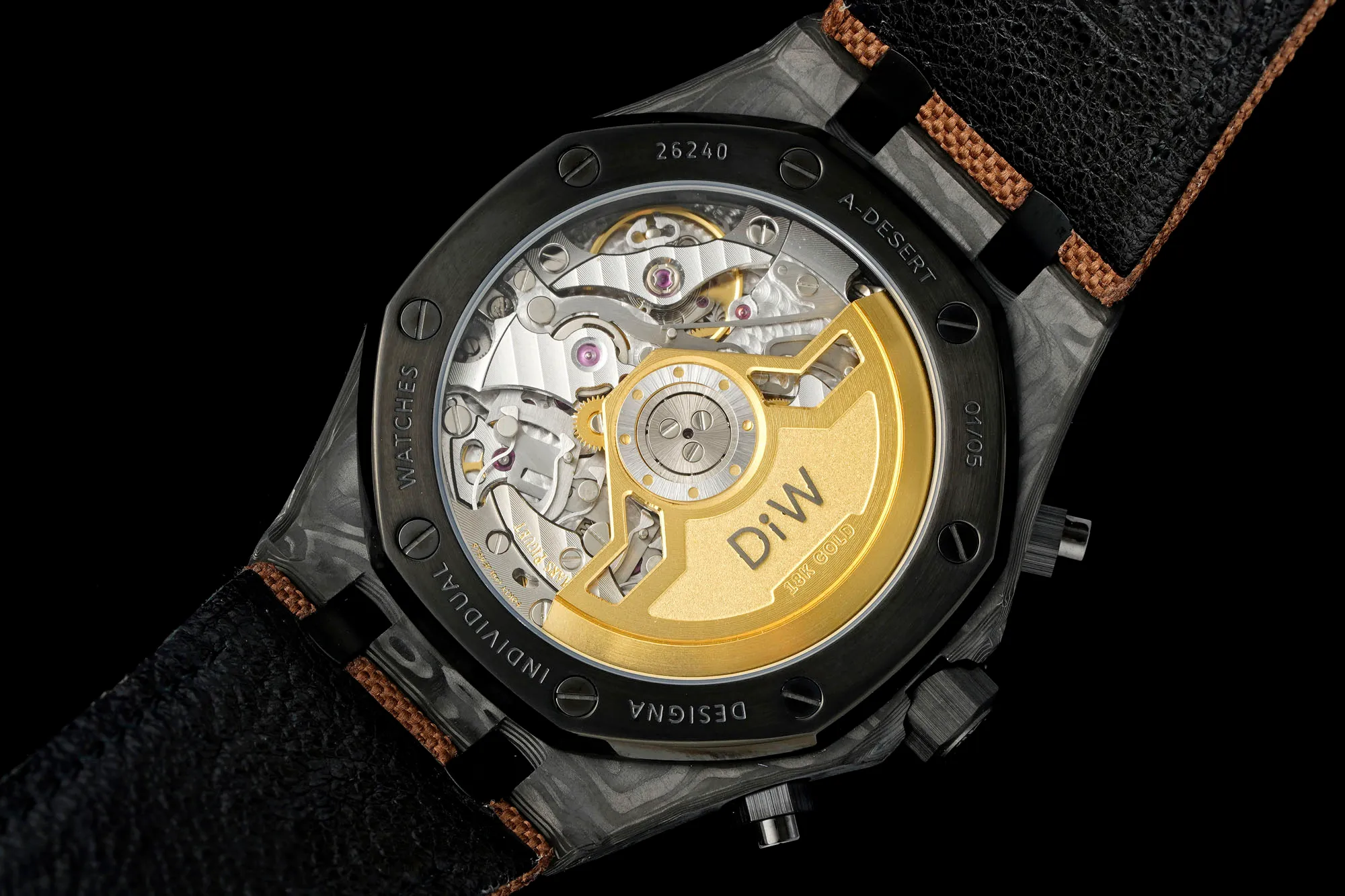 AP Royal Oak Chrono DIW 26240 41mm Quartz Fiber/NY Cream Lvory Dial APF SH4401 26 6edd898471b122a AMO Watch
