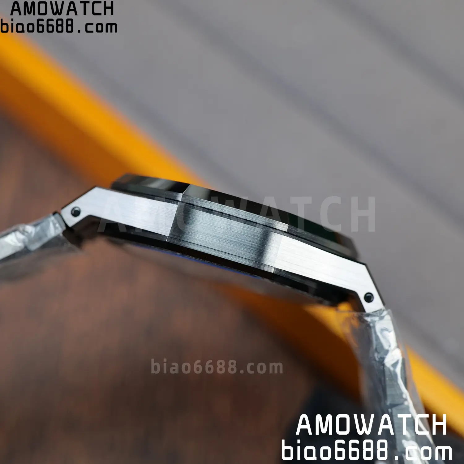 AP Royal Oak 41mm 15500 Black Ceramic ZF 1:1 Best Edition Black Dial on Ceramic Bracelet SA4302 Free Spring 90 70b25f7d6033357 AMO Watch