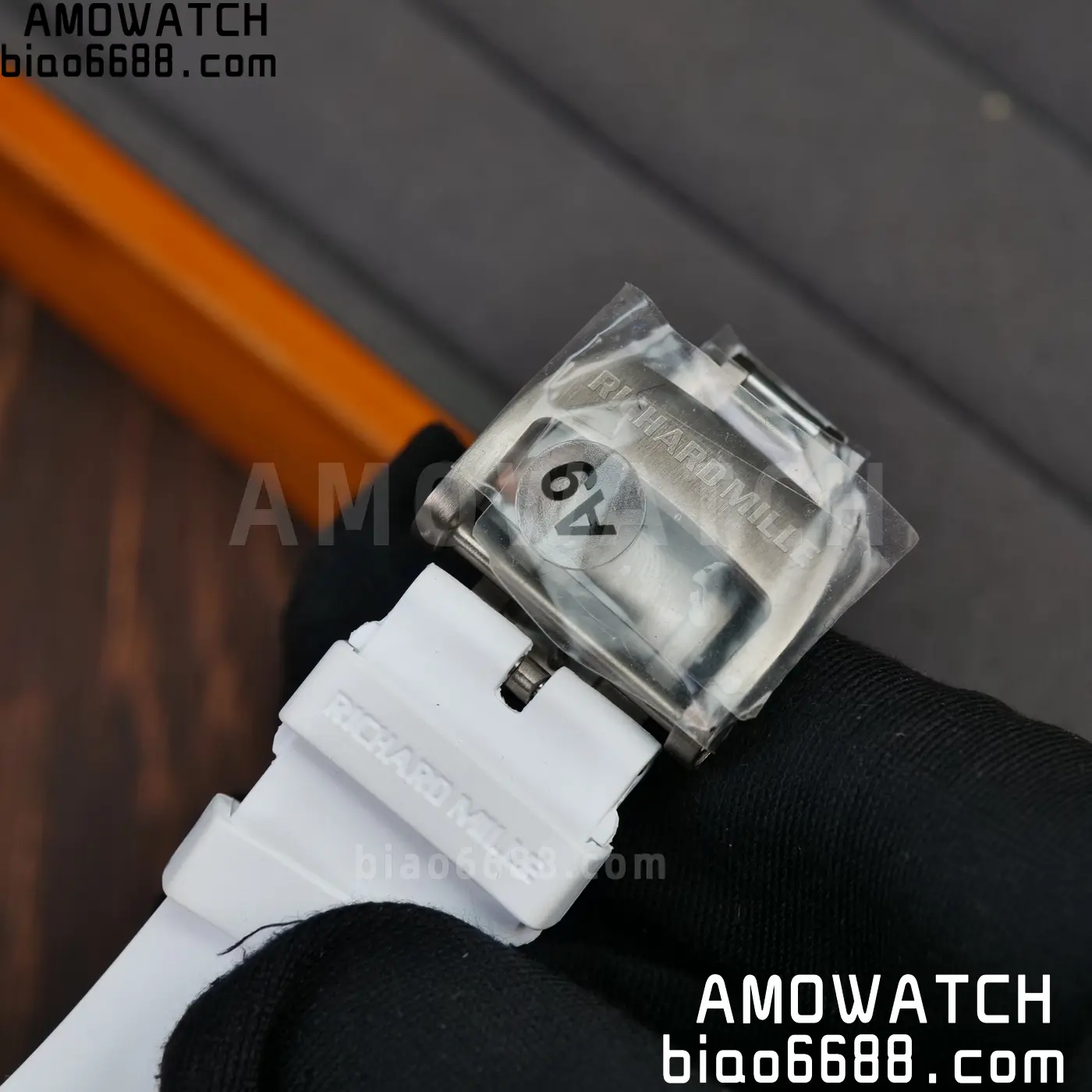 RICHARD MILLE RM61-01 RM6101 A9F 1:1 Best Edition White Bezel on White Rubber Strap RMUL3 Free Sprung 117 717e75575c0d09a AMO Watch
