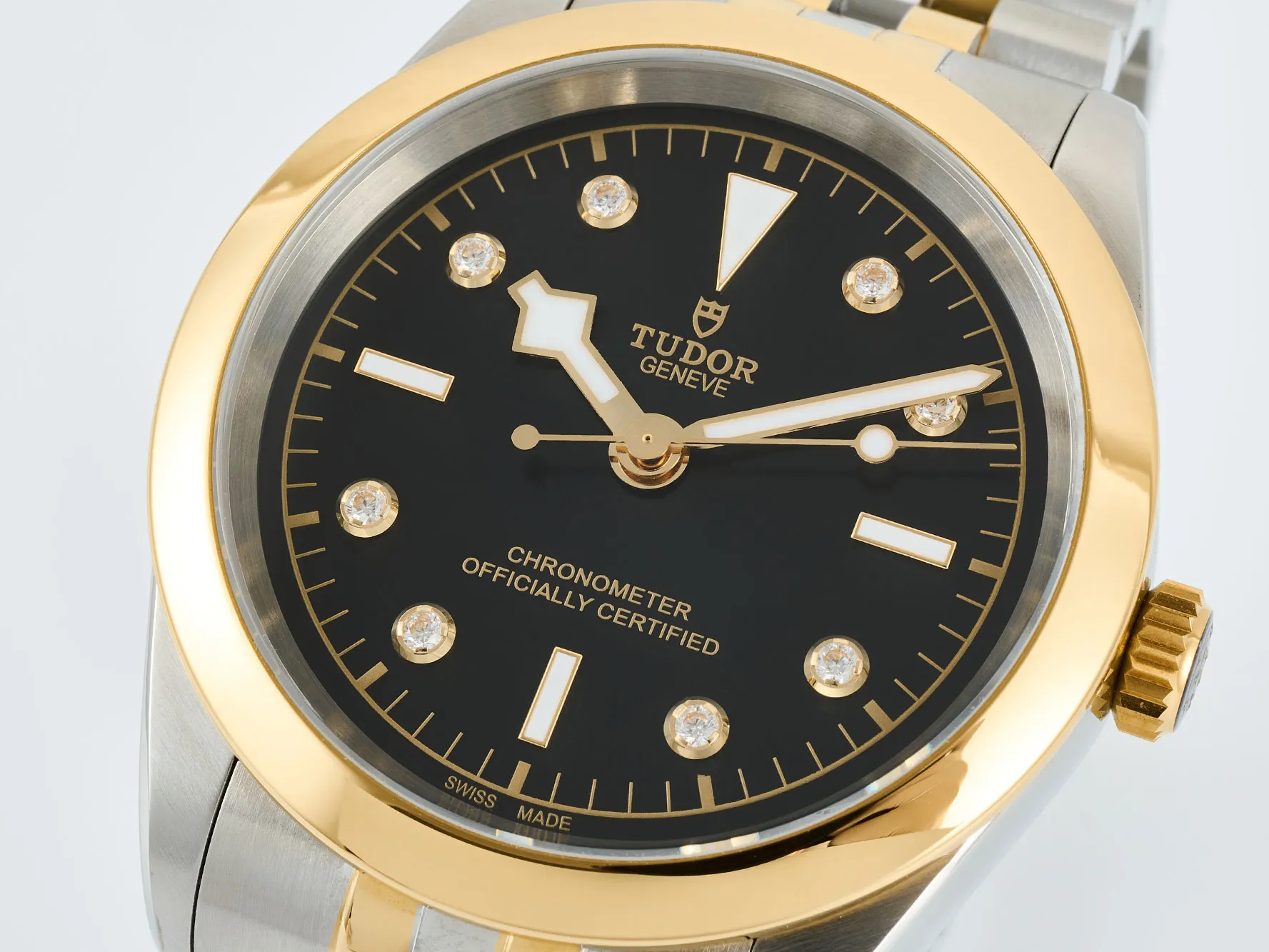 Tudor Black Bay One 41 SS/YG HTF 1:1 Best Edition Black Diamonds Dial on SS/YG Bracelet A26J 21 733d147d447d23a AMO Watch