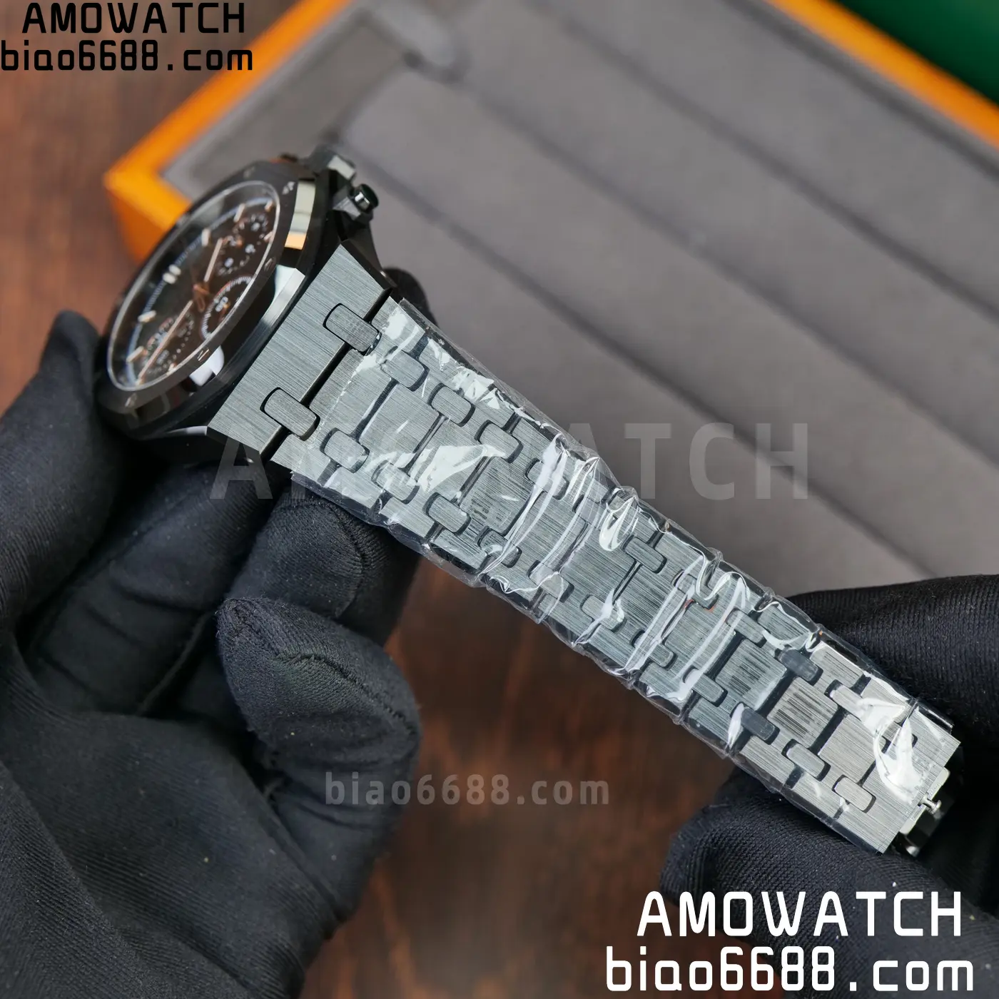 AP Royal Oak Chrono 26240 Black Ceramic ZF 1:1 Best Edition on Ceramic Bracelet SA4401 Super Clone V2 (Free Sprung) 69 738810e5367ee0d AMO Watch